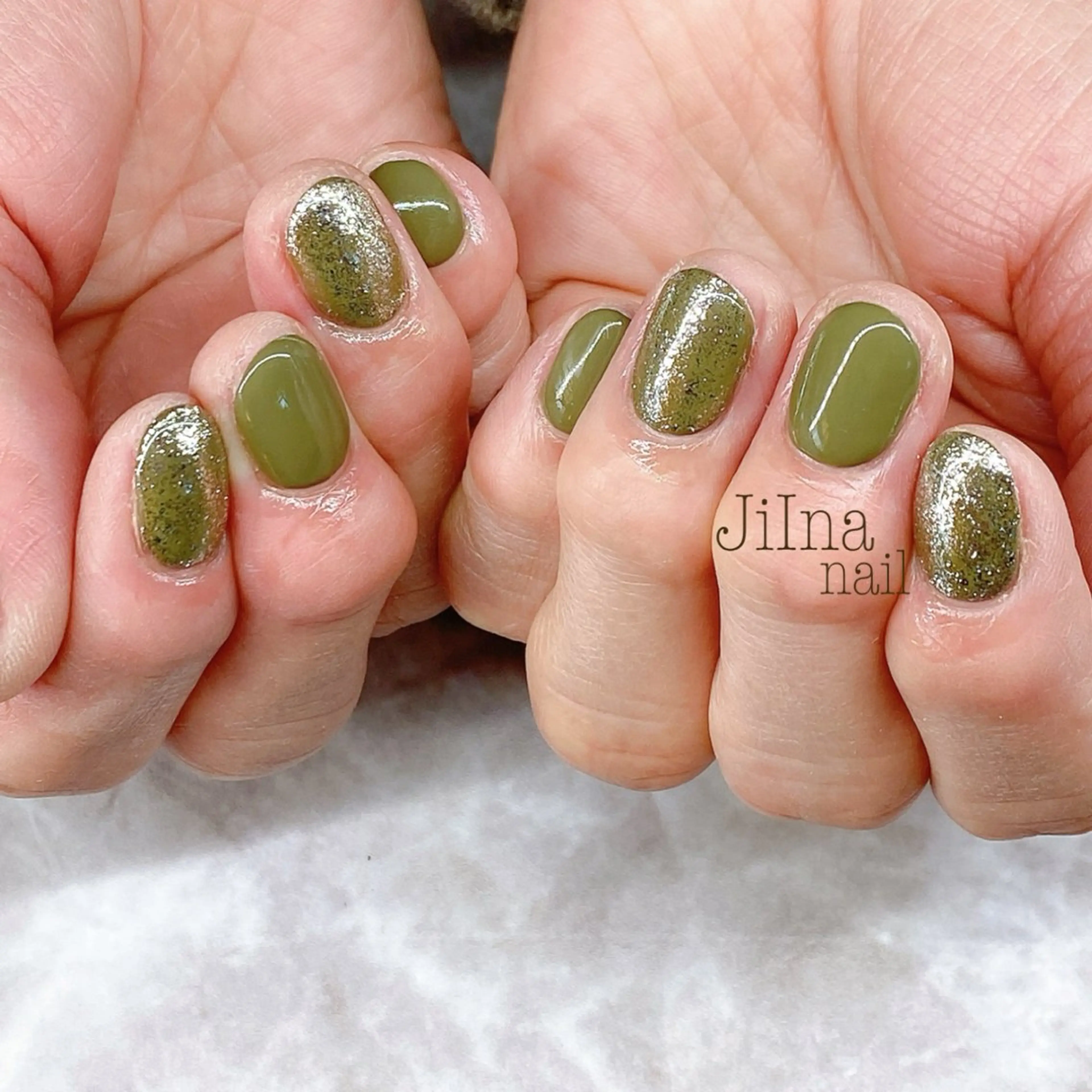 ネイル ワンカラーネイル JiIna nailのネイルデザイン