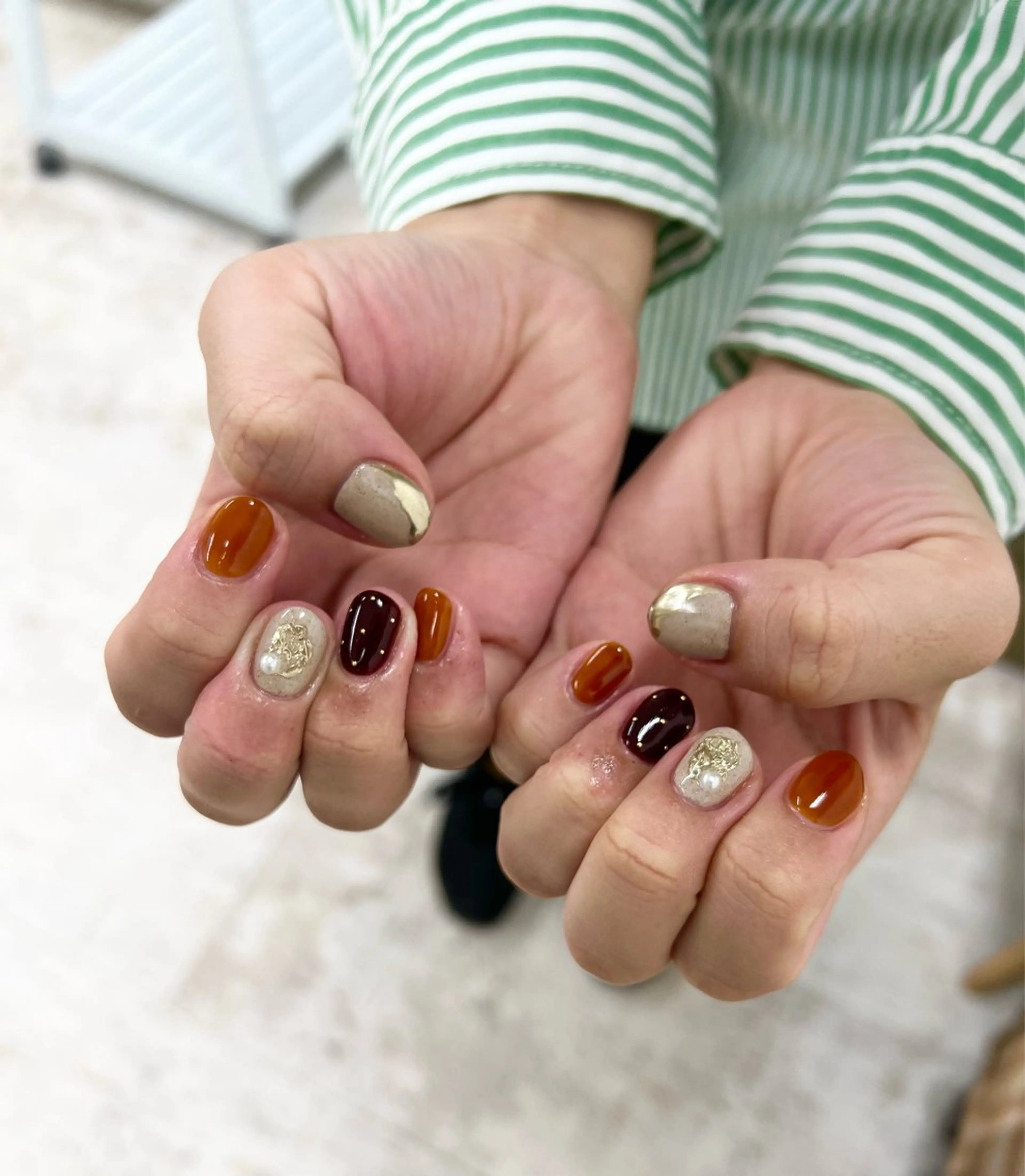 ネイル 吉田 里菜のネイルデザイン