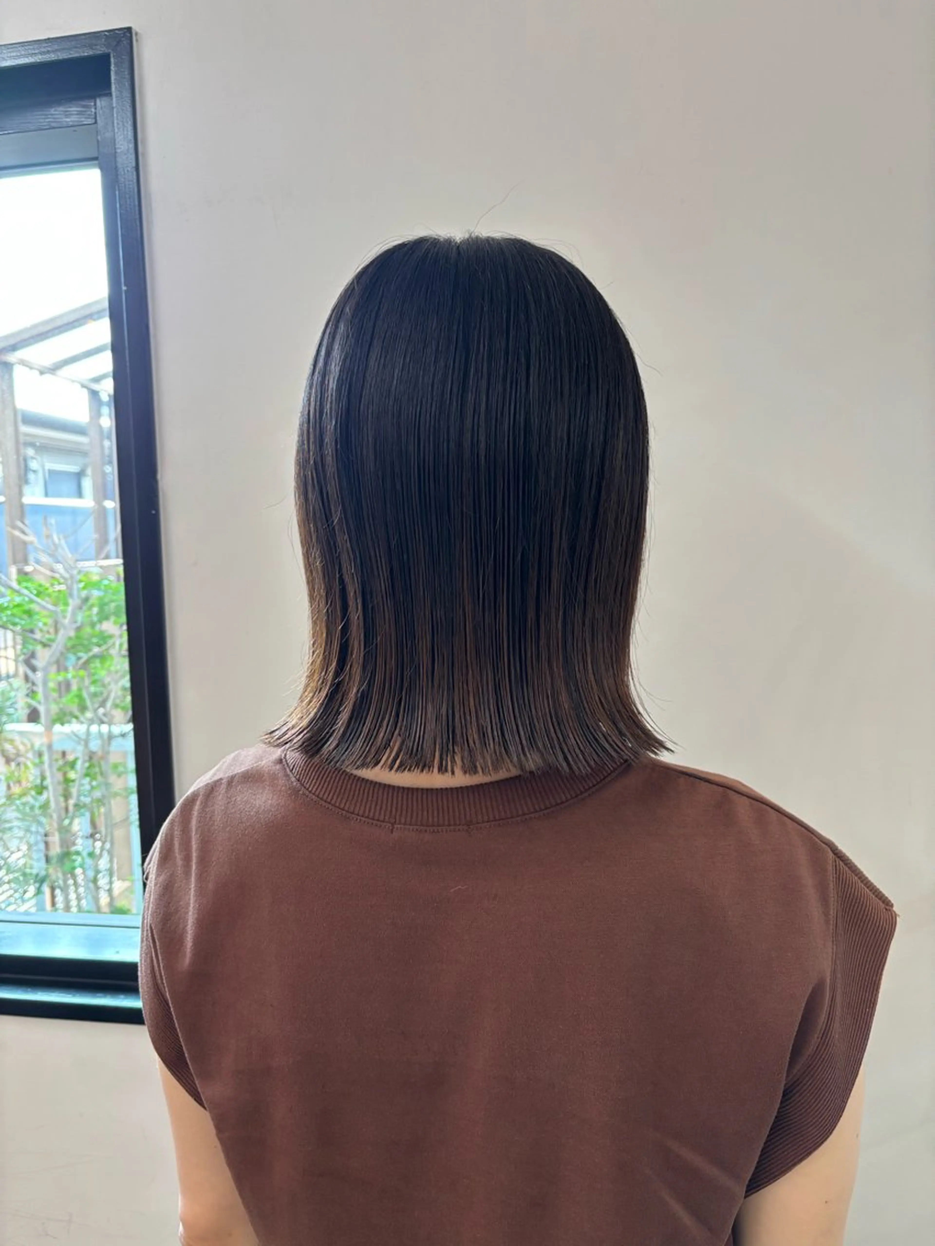 ミディアム みぞぐち じゅりのヘアスタイル