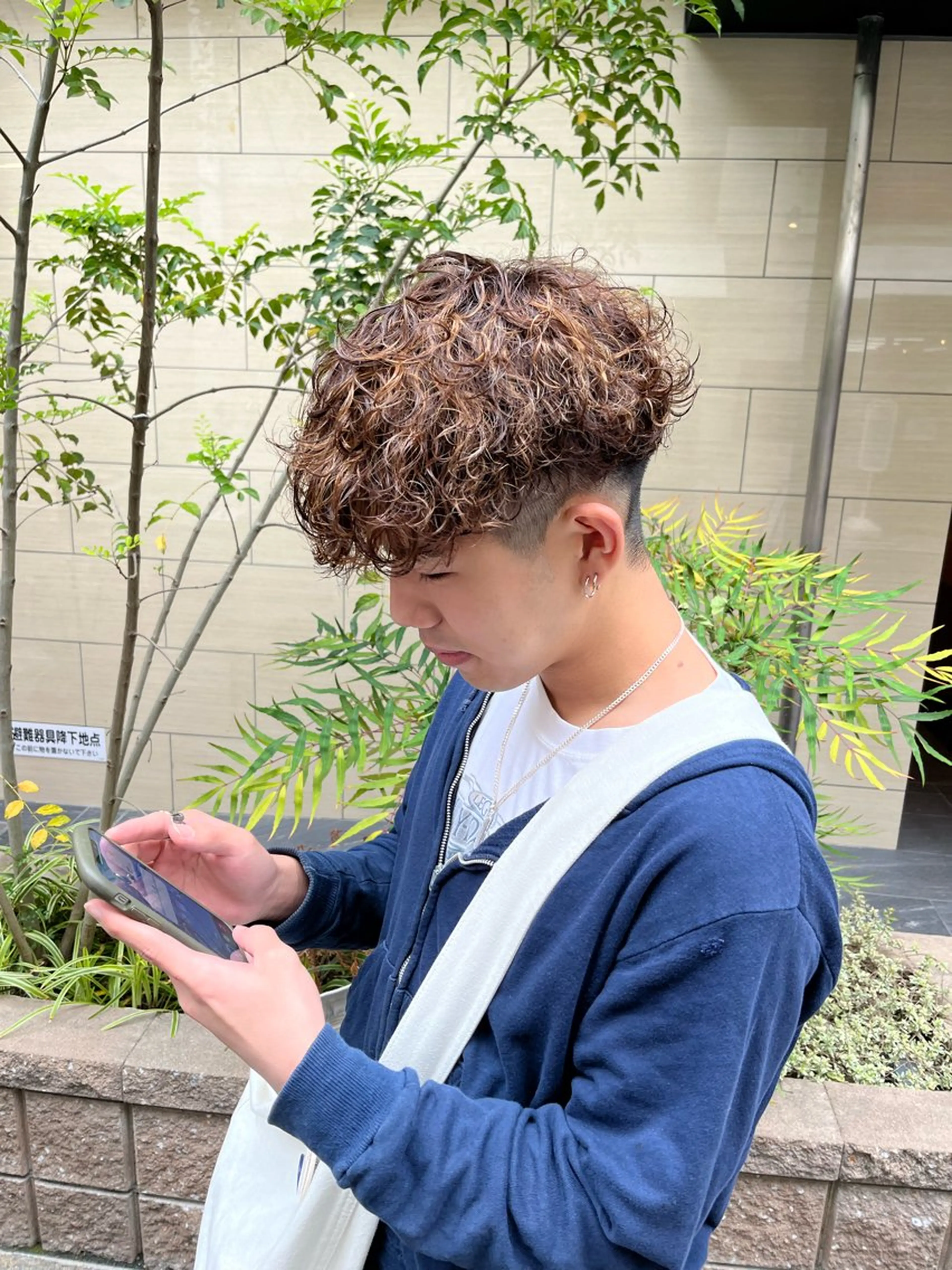 ショート カラー カット ヘアカラー メンズパーマ梅田 ・川副史晶のヘアスタイル