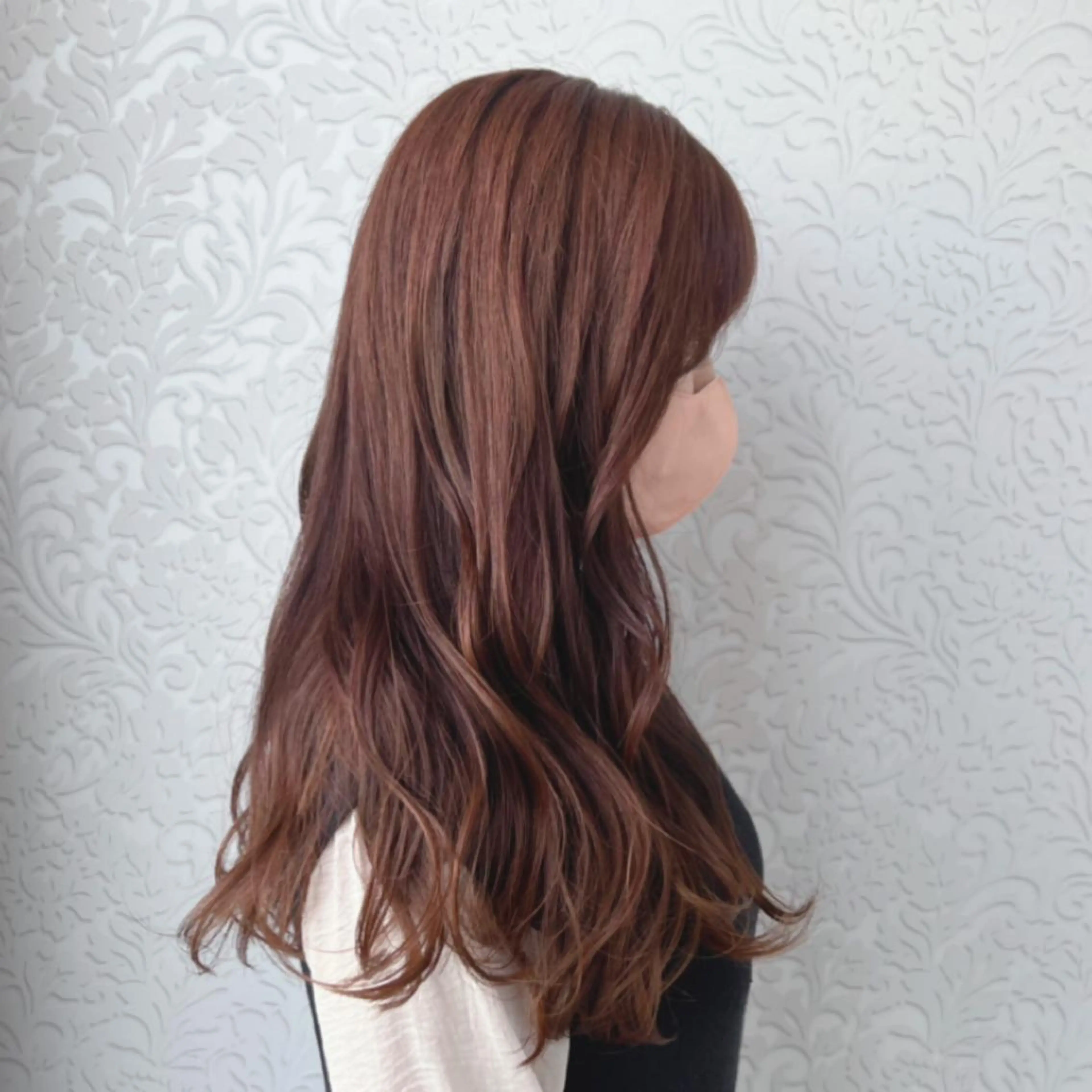 ロング カラー 顔周りカット/透明感 カラー🤍大塚蛍のヘアスタイル