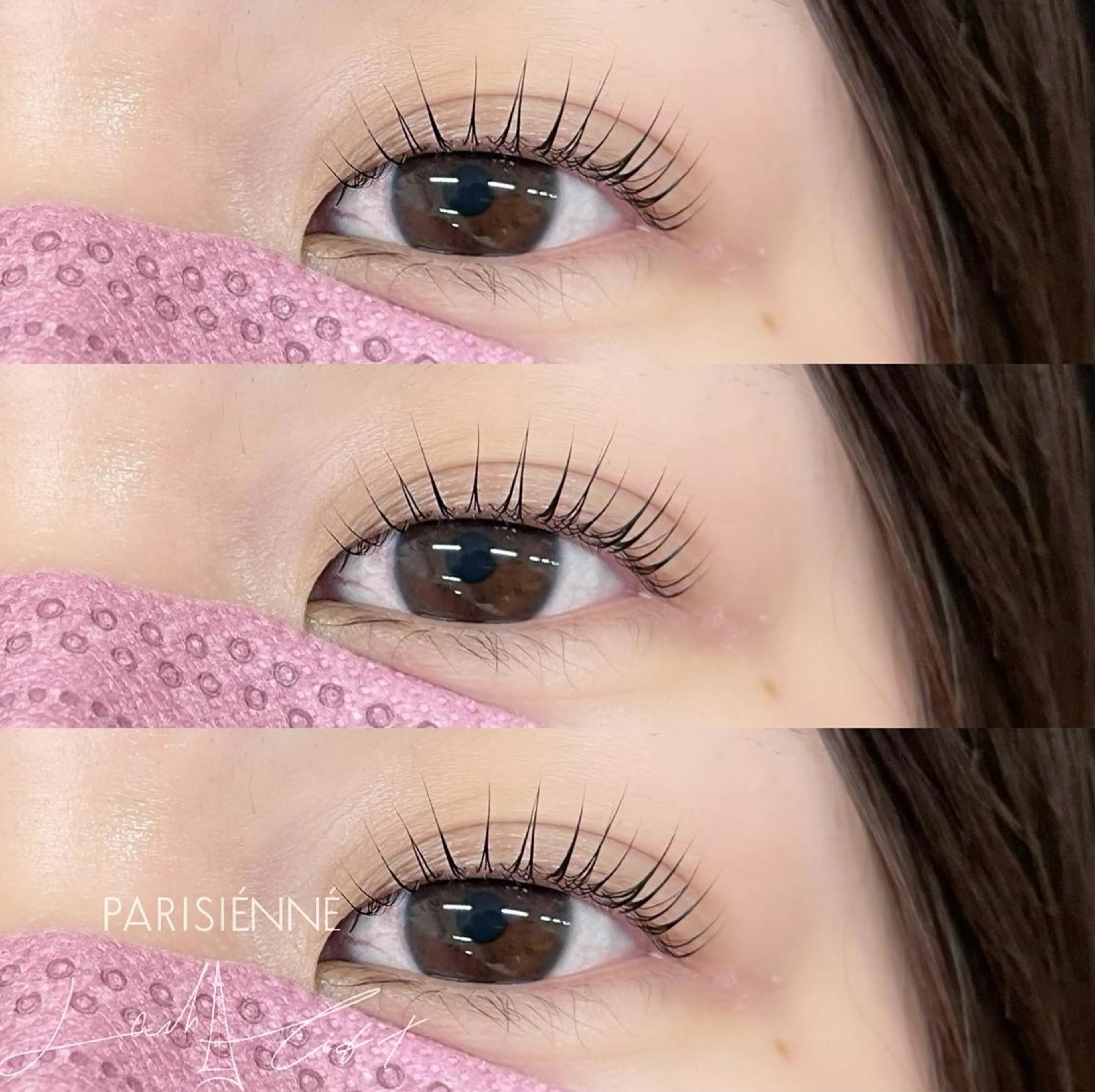 パーマ マツエク・マツパ パリジェンヌラッシュリフト 山田 れいこのマツエク・マツパデザイン