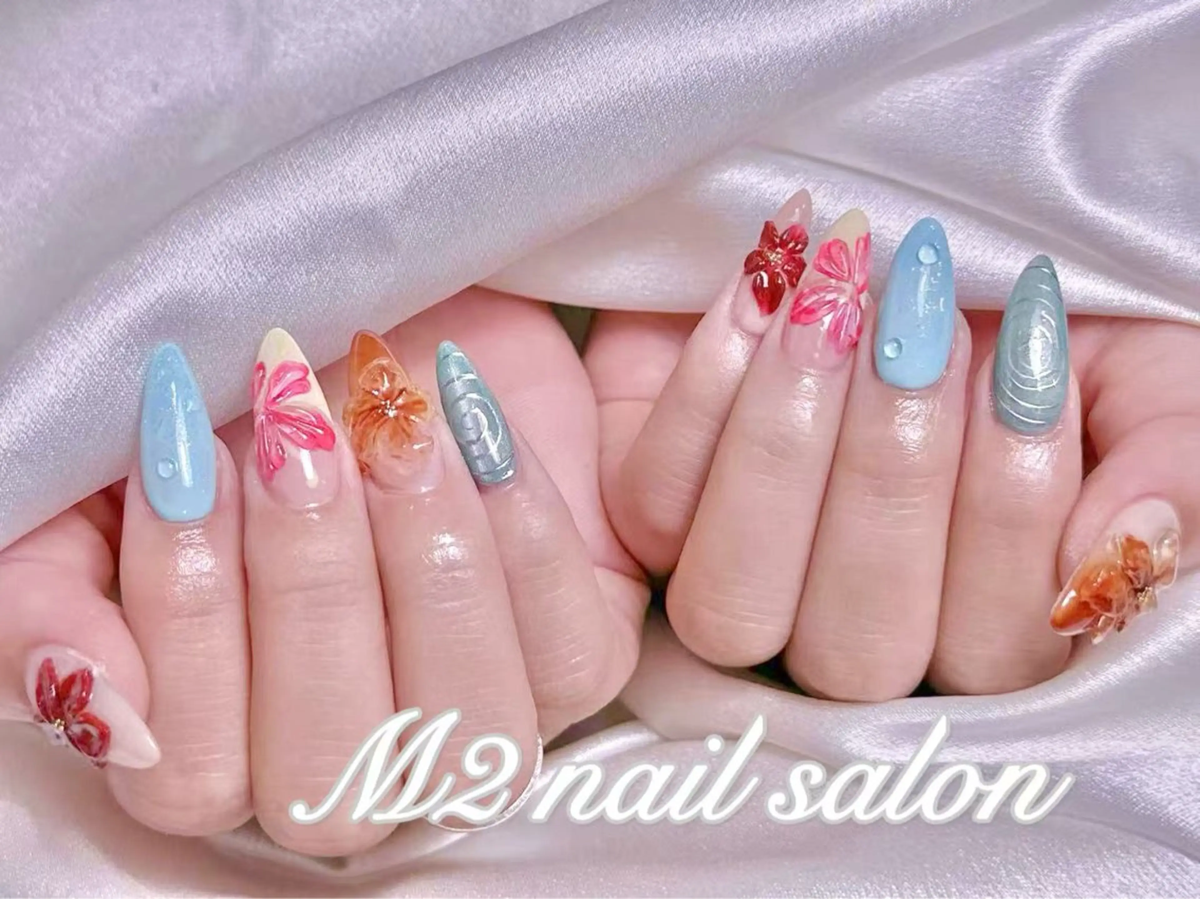 ネイル 長さだし専門店 M2　rikaのネイルデザイン