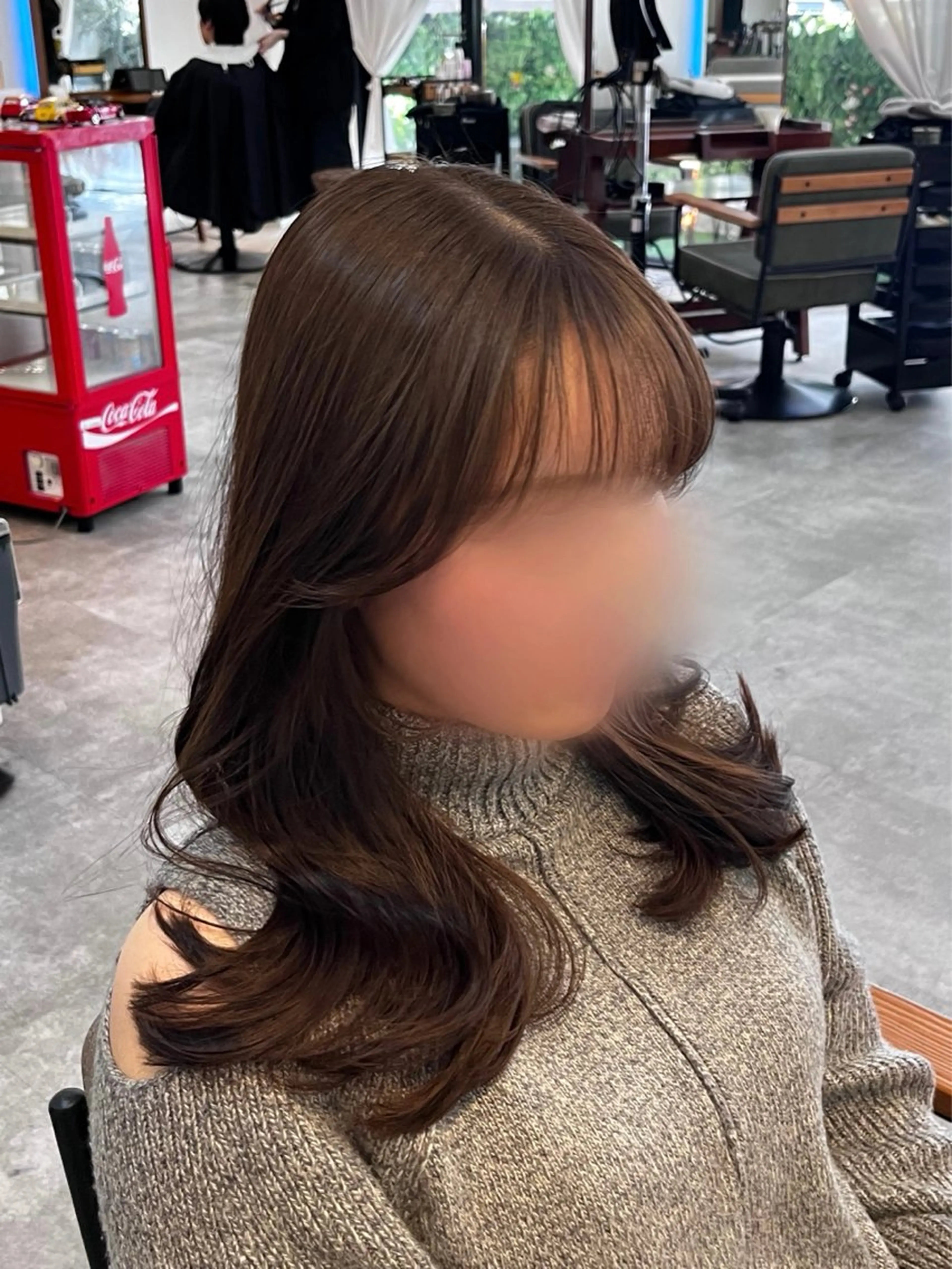 レディースメンテナスカット✂️/毛量調節、顔まわり、毛先だけ等長さを変えないカット💇🏻‍♀️の写真