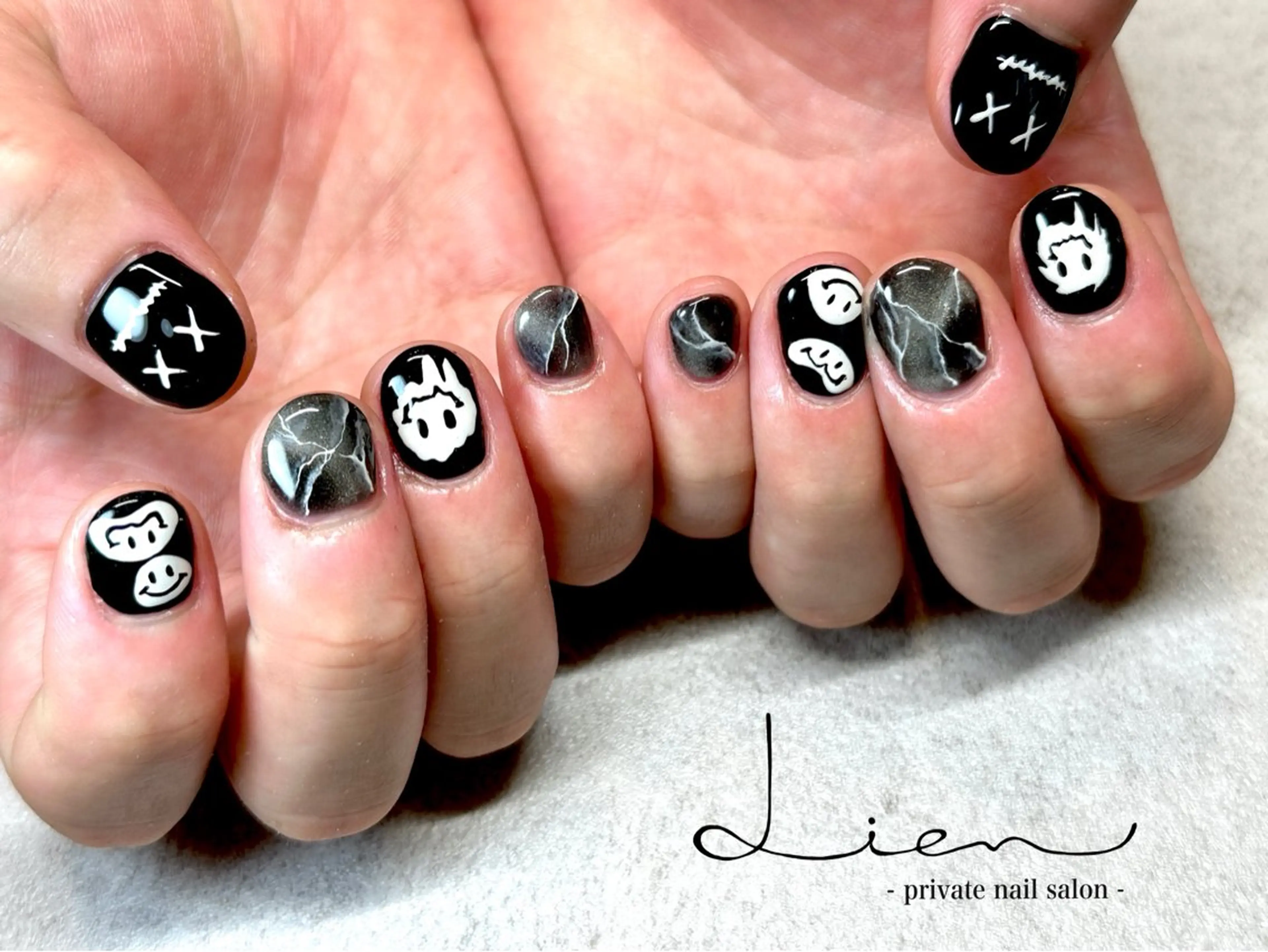メンズ ネイル アートネイル メンズネイル ハンドネイル ハンドケア Lien 【リアン】北堀江のネイルデザイン