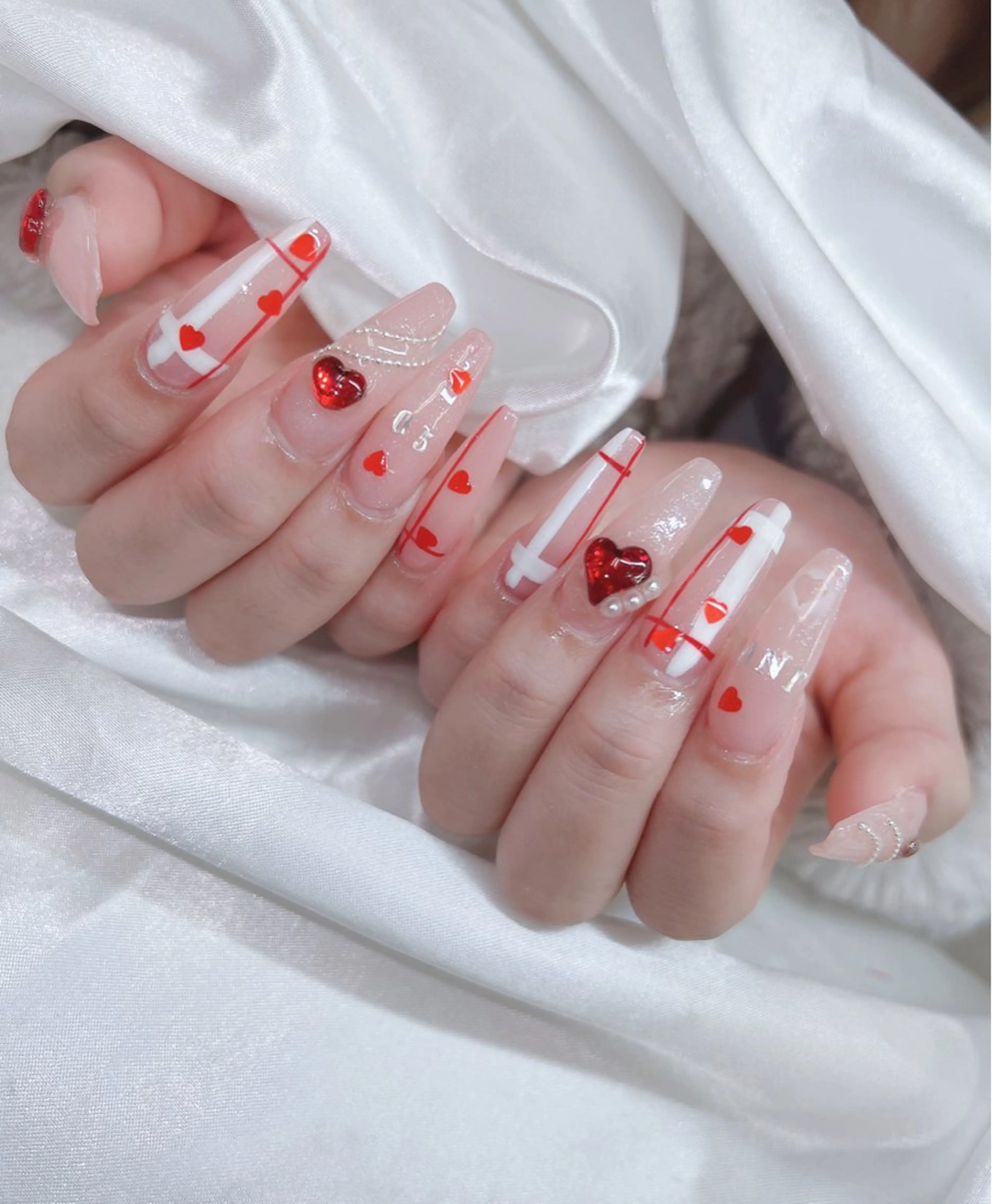 ネイル 長さ出し ハロウィン マグネットネイル ミラーネイル ネイルチップ Lee Nails チップ長さだし専門店のネイルデザイン