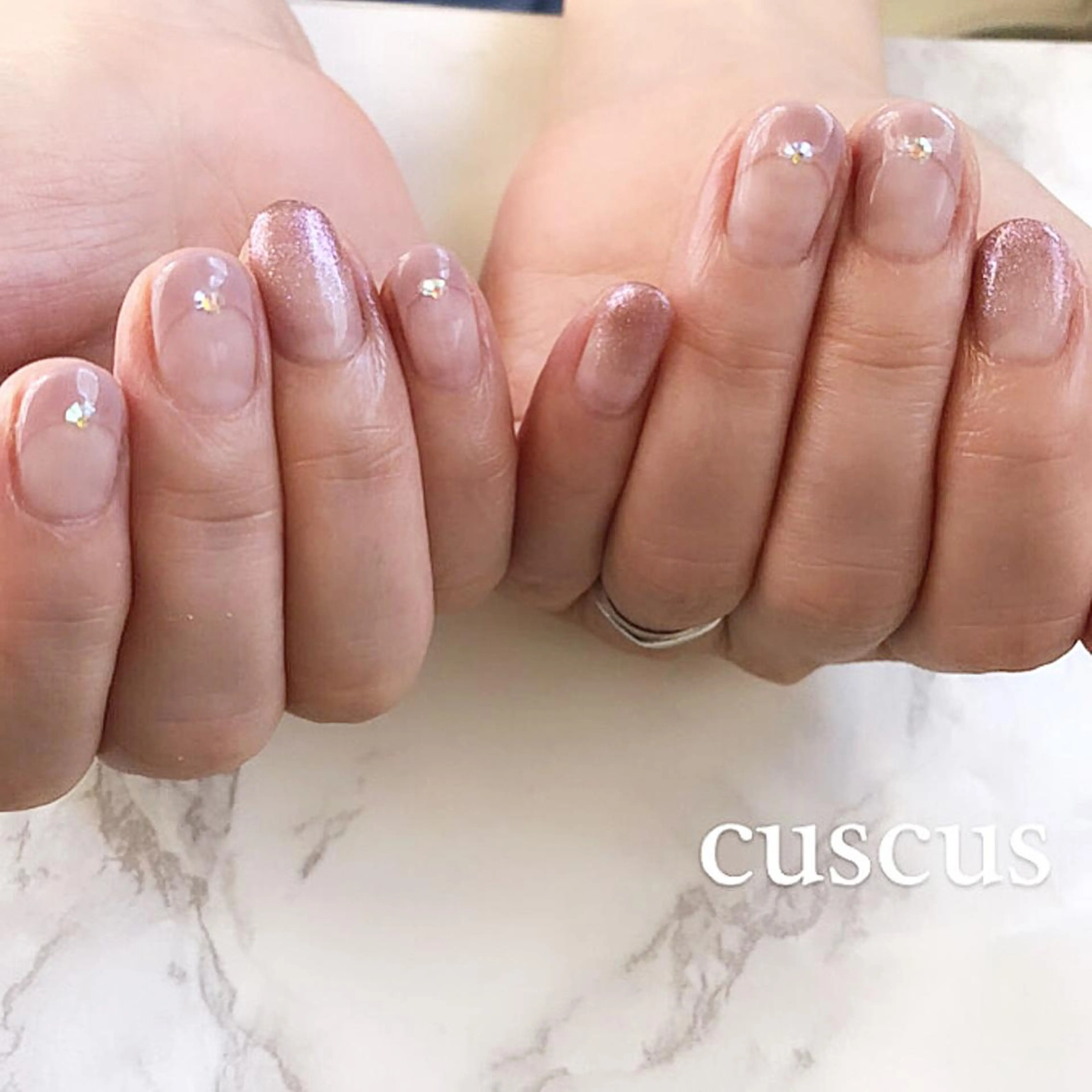 ネイル ハンドネイル ＣＵＳＣＵＳ …ｔ.akiのネイルデザイン