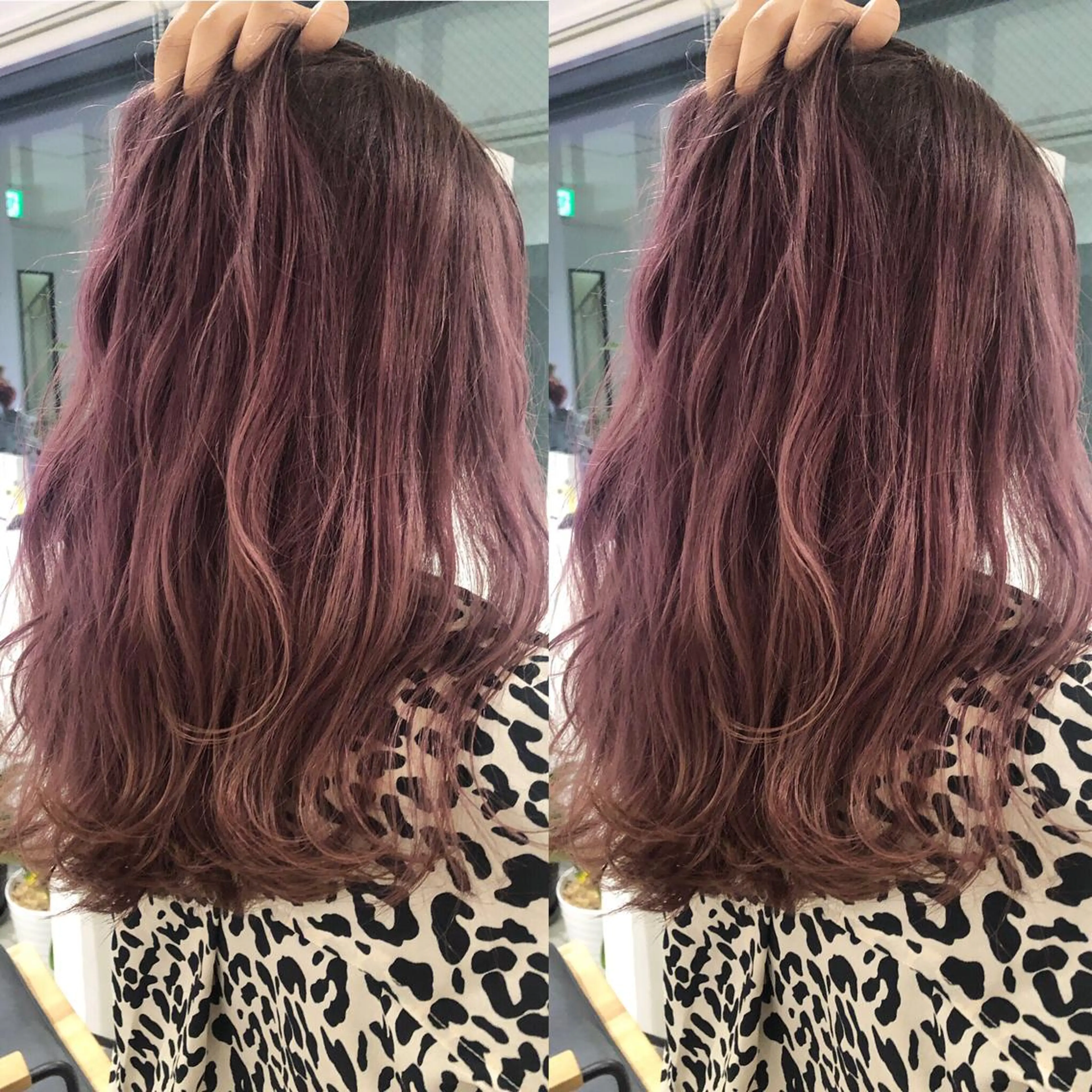 ミディアム カラー ラベンダーカラー ラベンダーピンク ピンクカラー カット ヘアカラー トリートメント JILBLAN京都 ショート/ハイライトのヘアスタイル