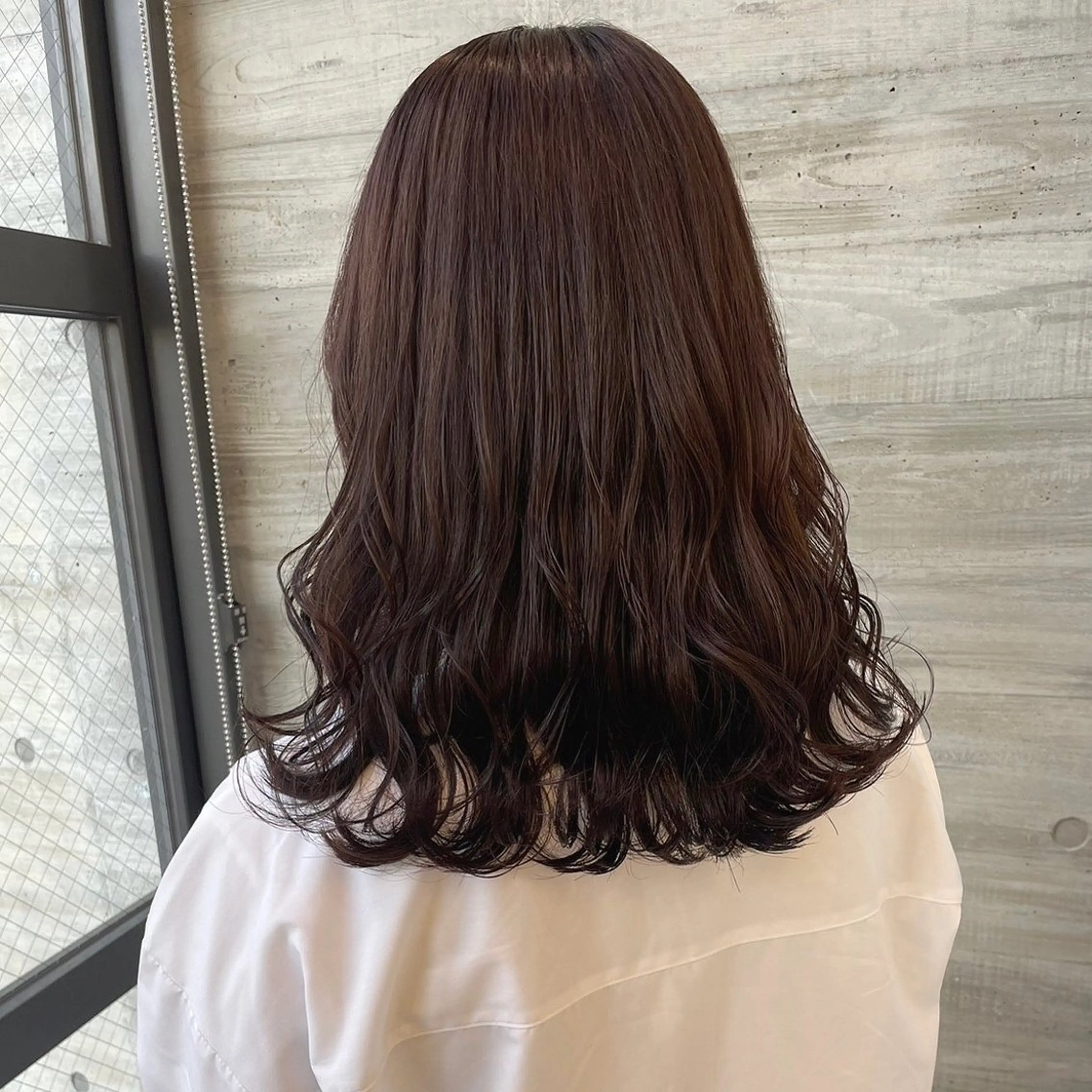 セミロング カラー ブラウンカラー ココアブラウン ParveMix¦ 出石 菜々🥂のヘアスタイル