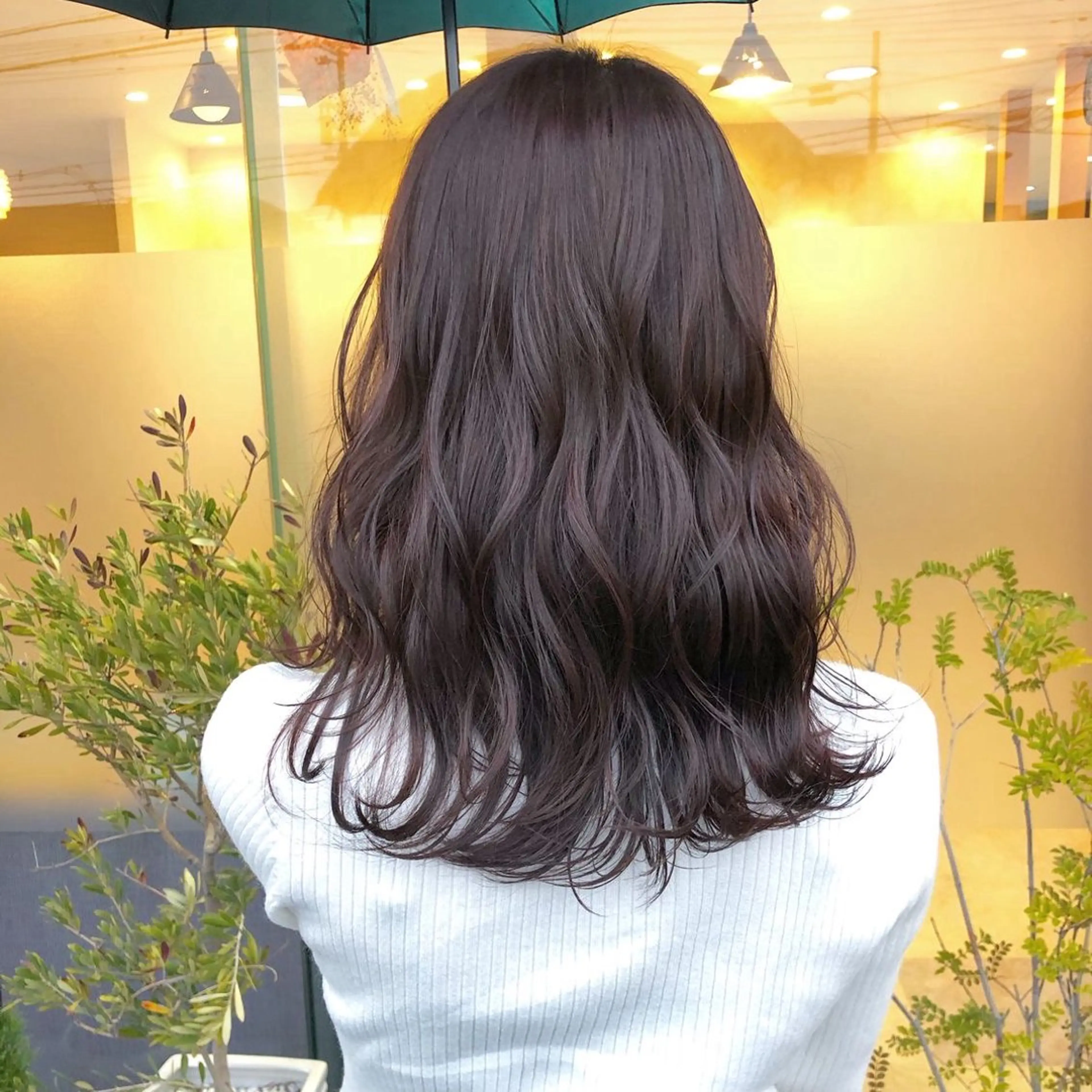 ロング カラー パーマ 森山 陽菜のヘアスタイル