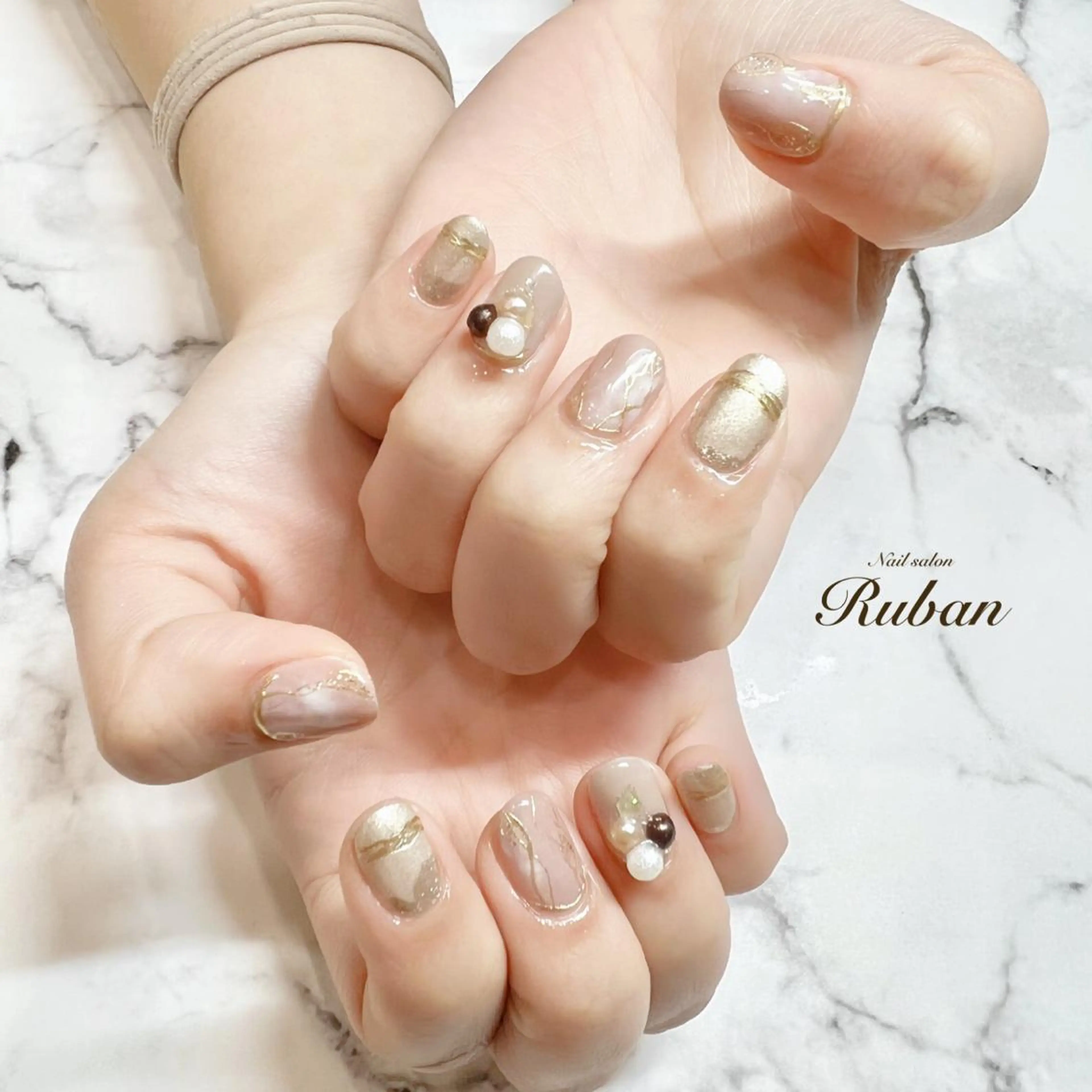 ネイル ニュアンスネイル Nail salon Rubanのネイルデザイン