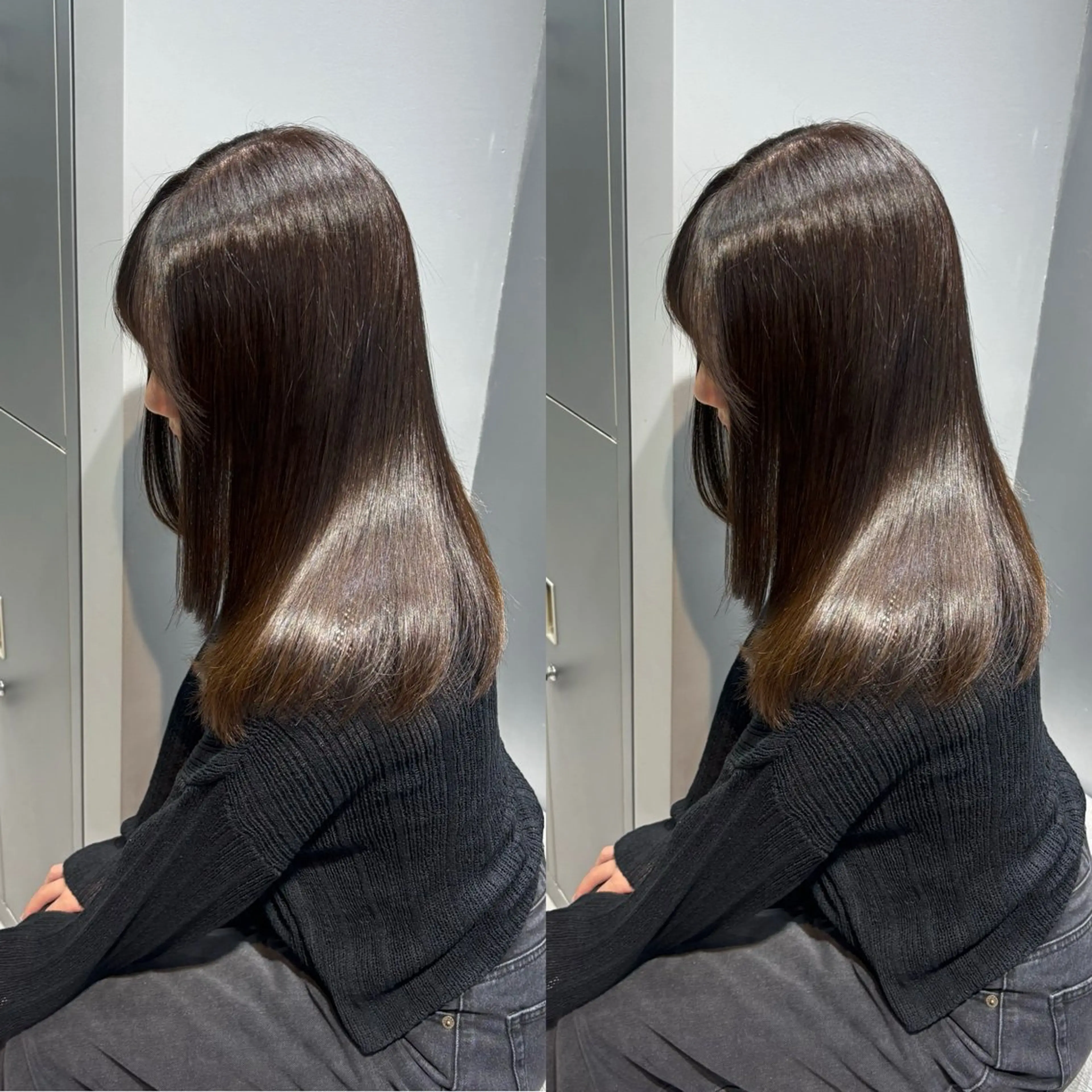 ロング カット ヘアカラー トリートメント 新宿No.1艶髪矯正 美艶カラー/FUKAのヘアスタイル