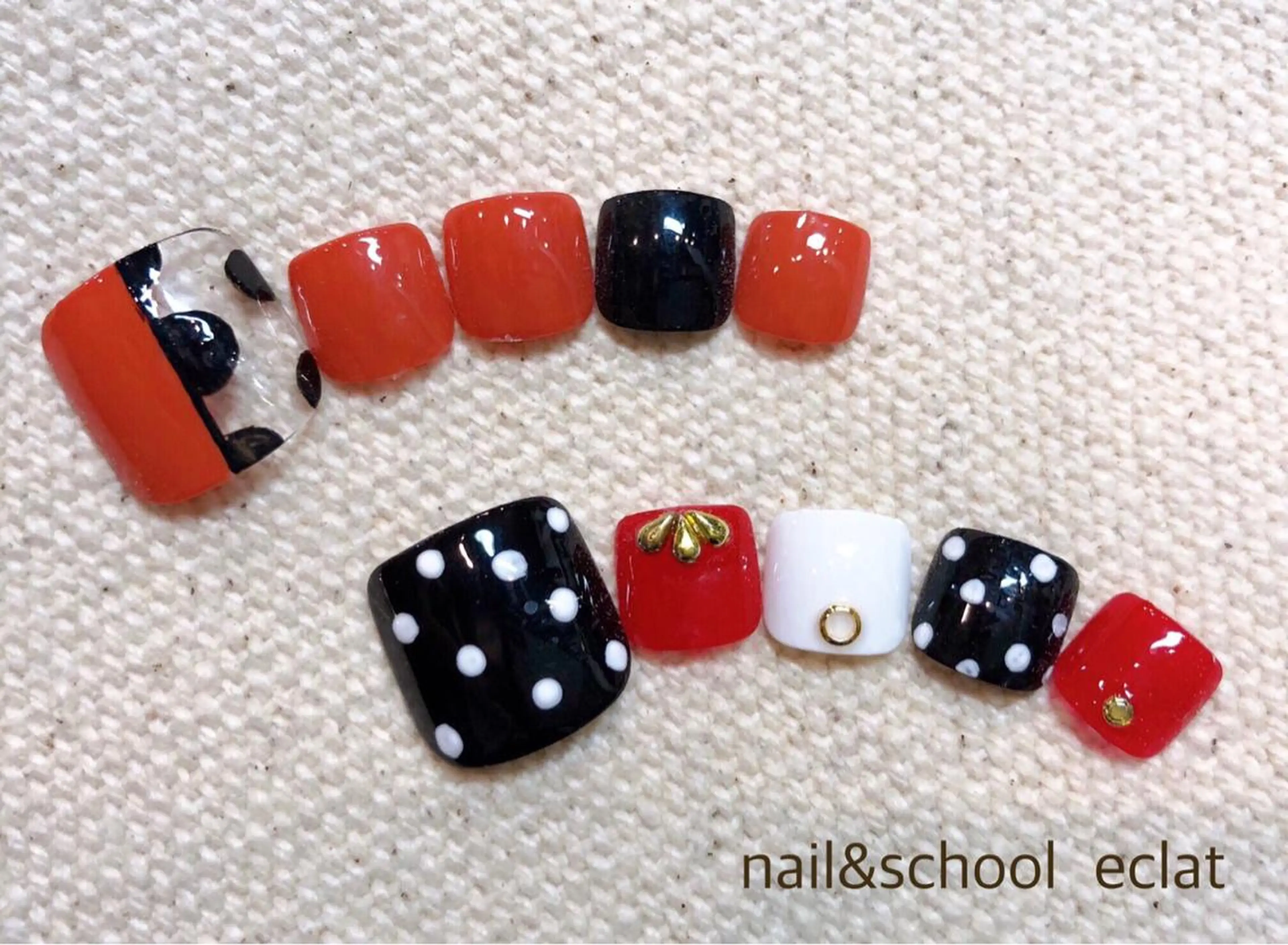 ネイル フットネイル フットネイル センター南 eclatのネイルデザイン