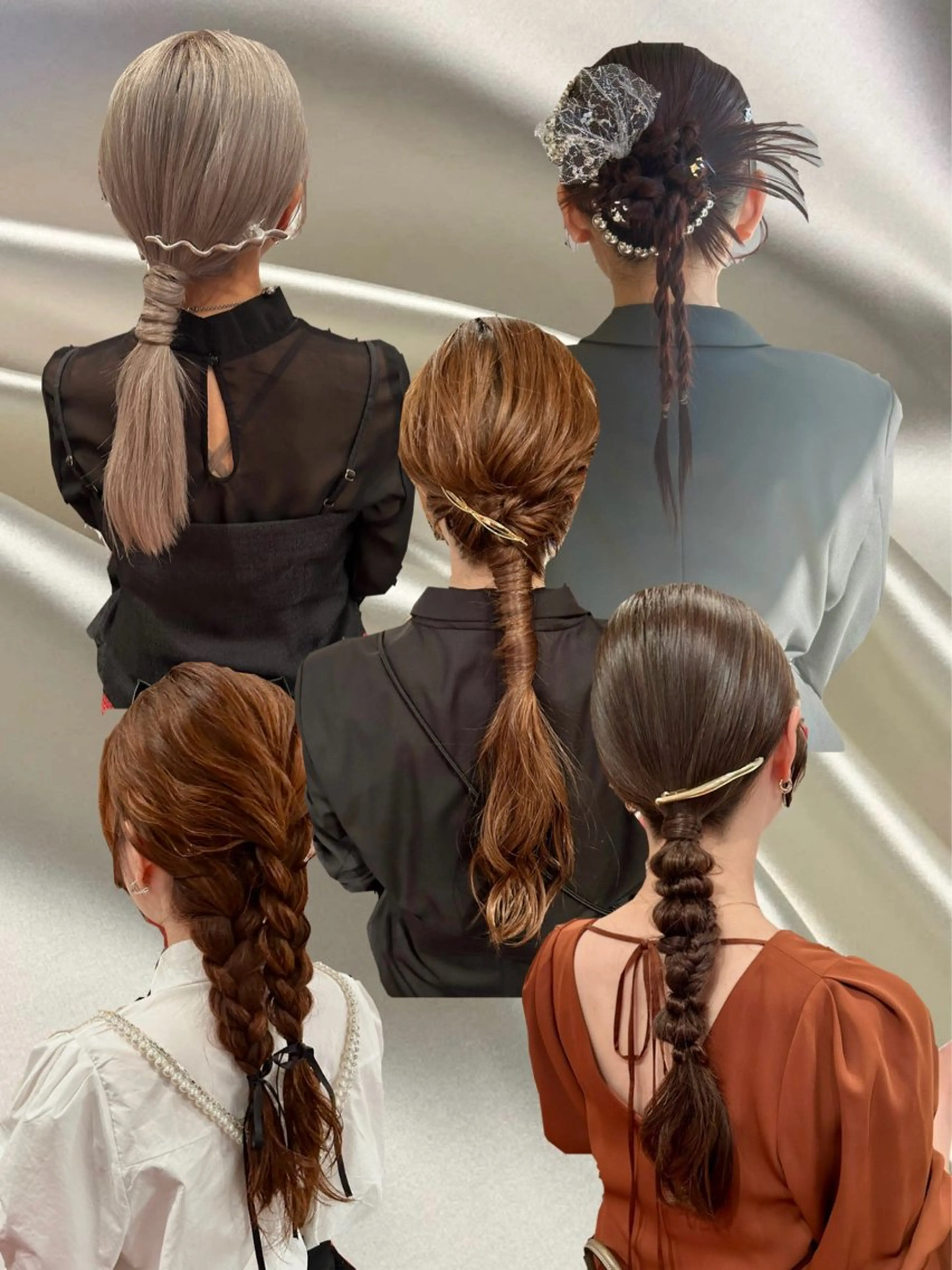 ミディアム ヘアアレンジ 着付け 似合わせ⌇お洒落 カット⌇平野あみのヘアスタイル