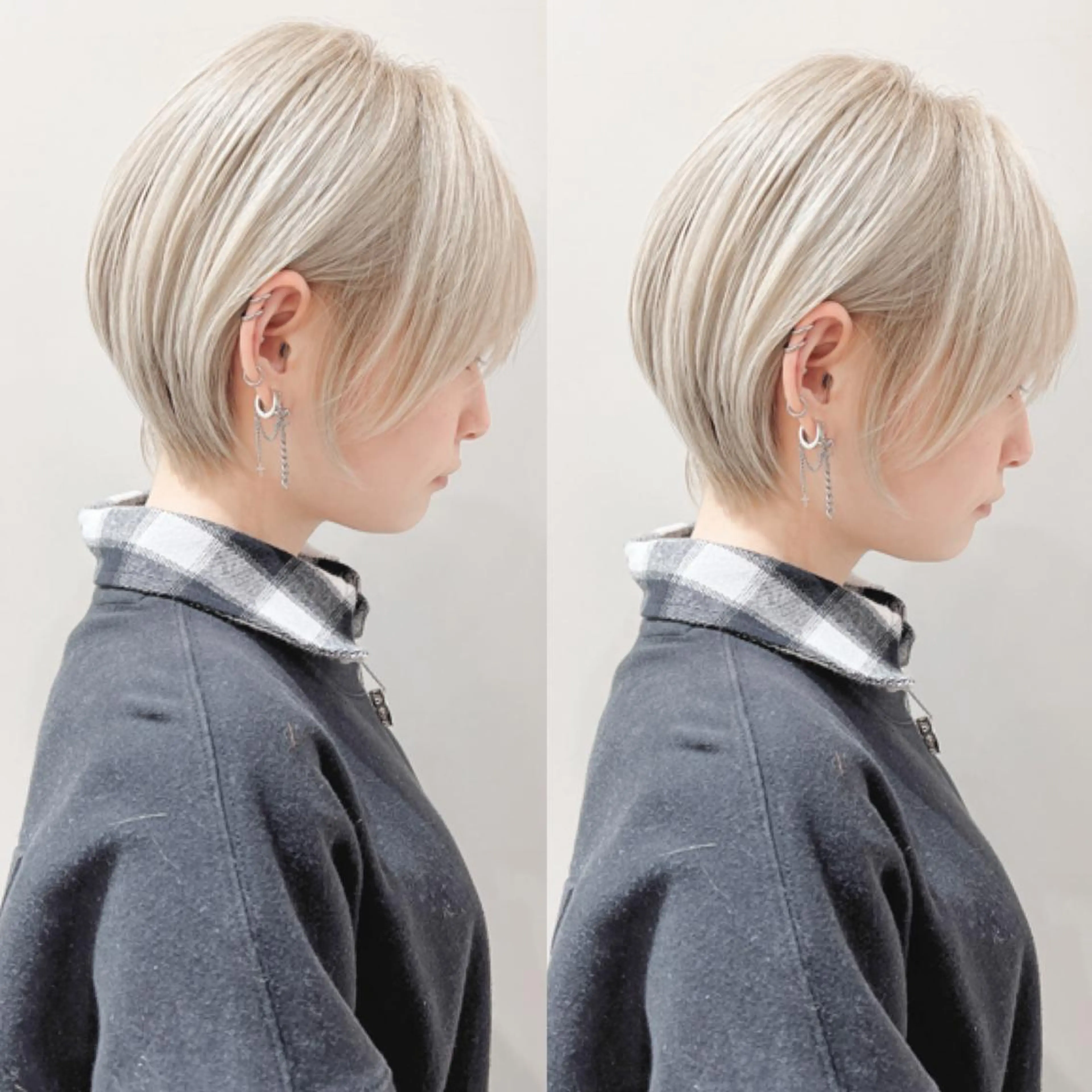 ✂︎ショート限定🧡ショートカット&ケアダブルカラー & うる艶トリートメントの写真