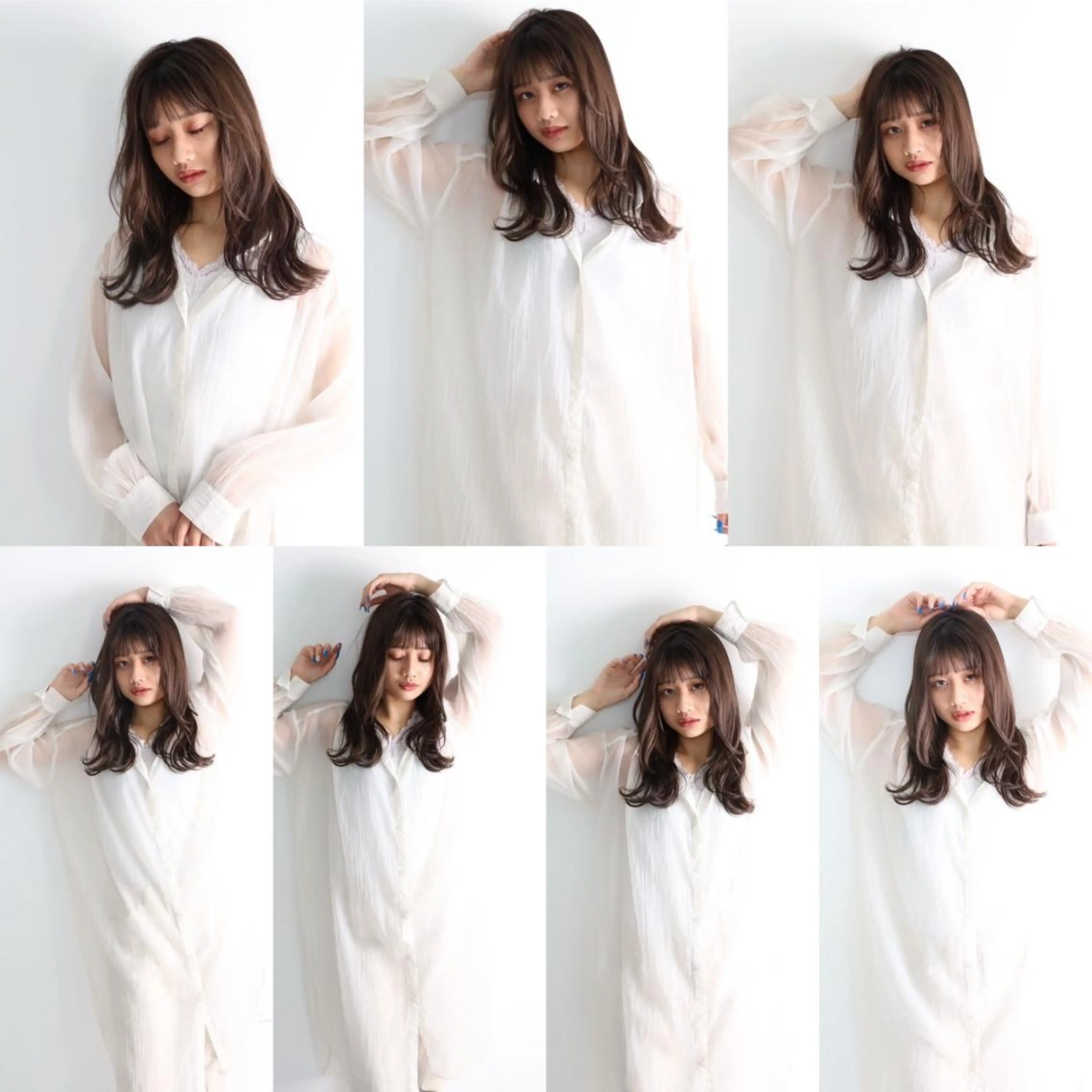 セミロング カラー カット ヘアカラー パーマ 縮毛矯正 トリートメント ヘッドスパ 難しい髪質の縮毛矯正 高岡/射水/髪質改善のヘアスタイル