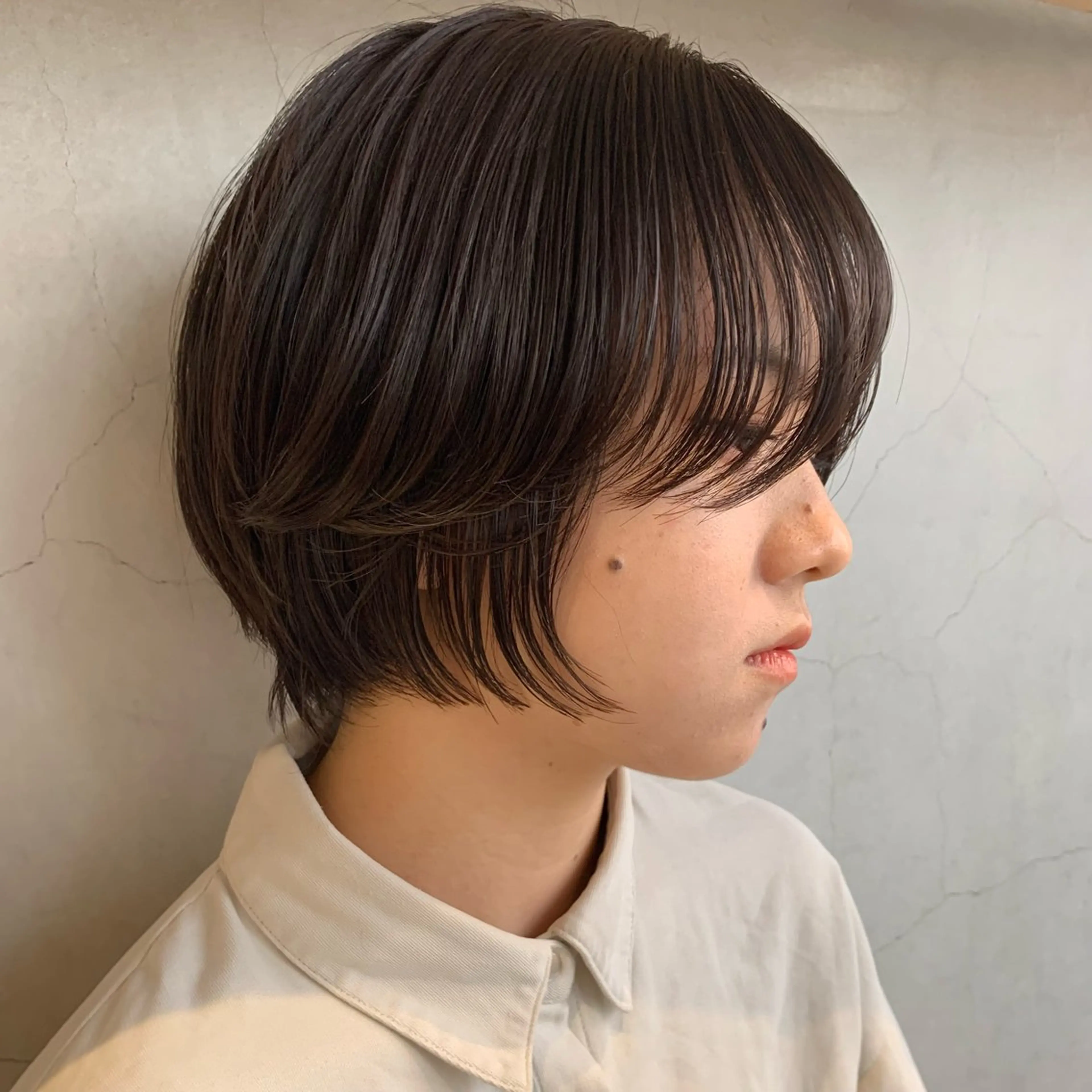 ショート カラー フェザー/ニュアンス パーマ/ryutoのヘアスタイル