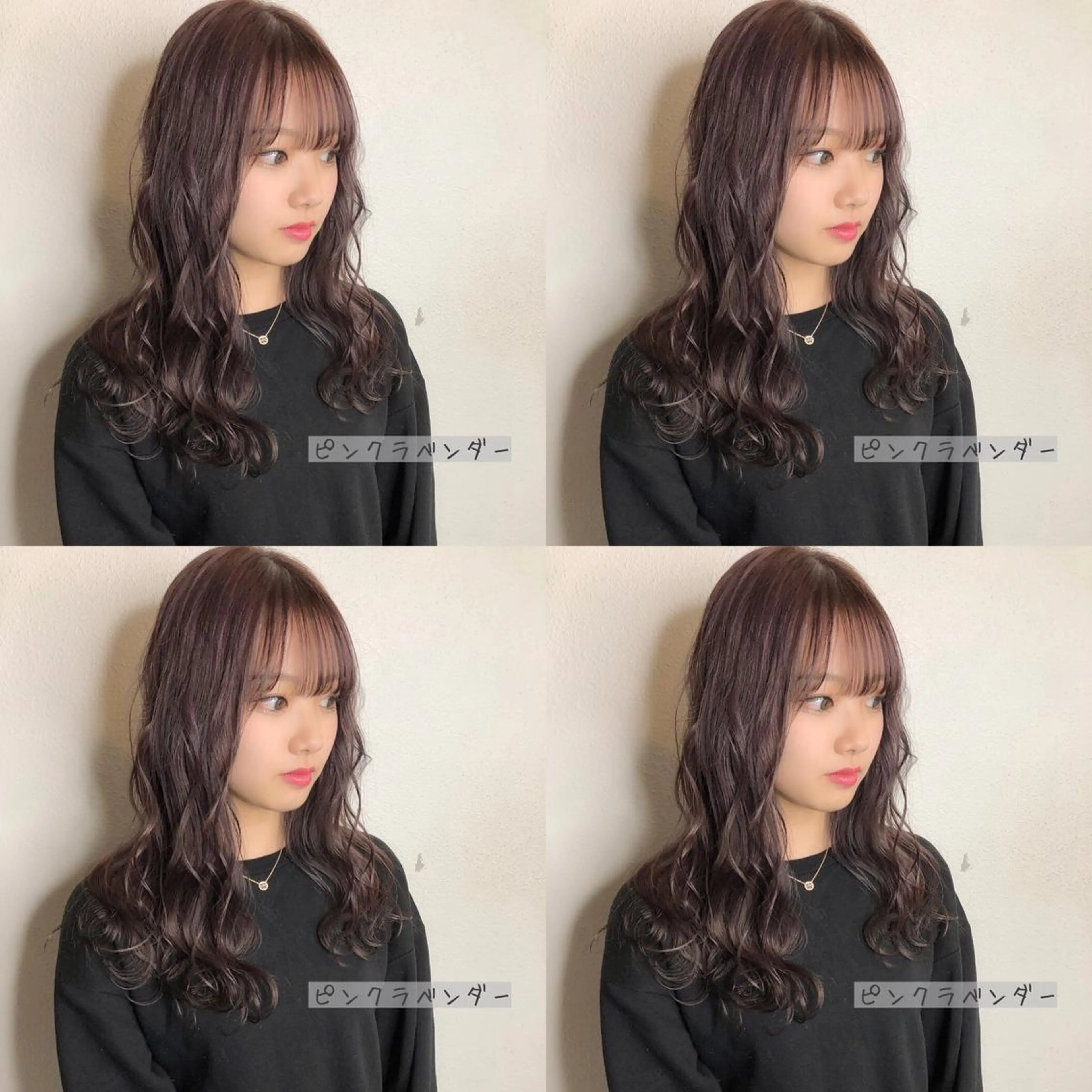 セミロング カラー ブリーチ あさだ しゅうたろうのヘアスタイル