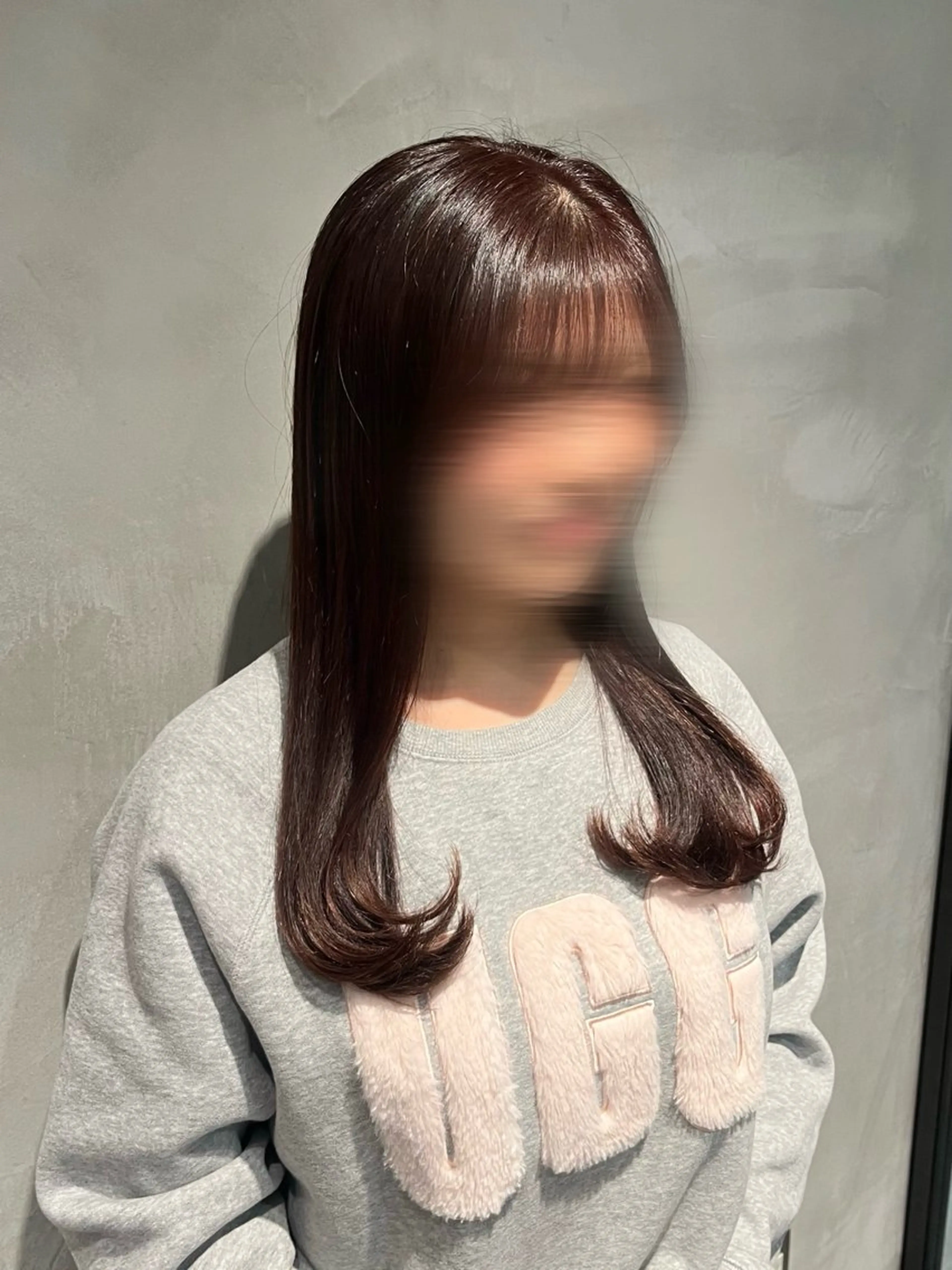 ロング カラー ブラウンカラー ピンクカラー ピンクブラウン アサノ メグミのヘアスタイル