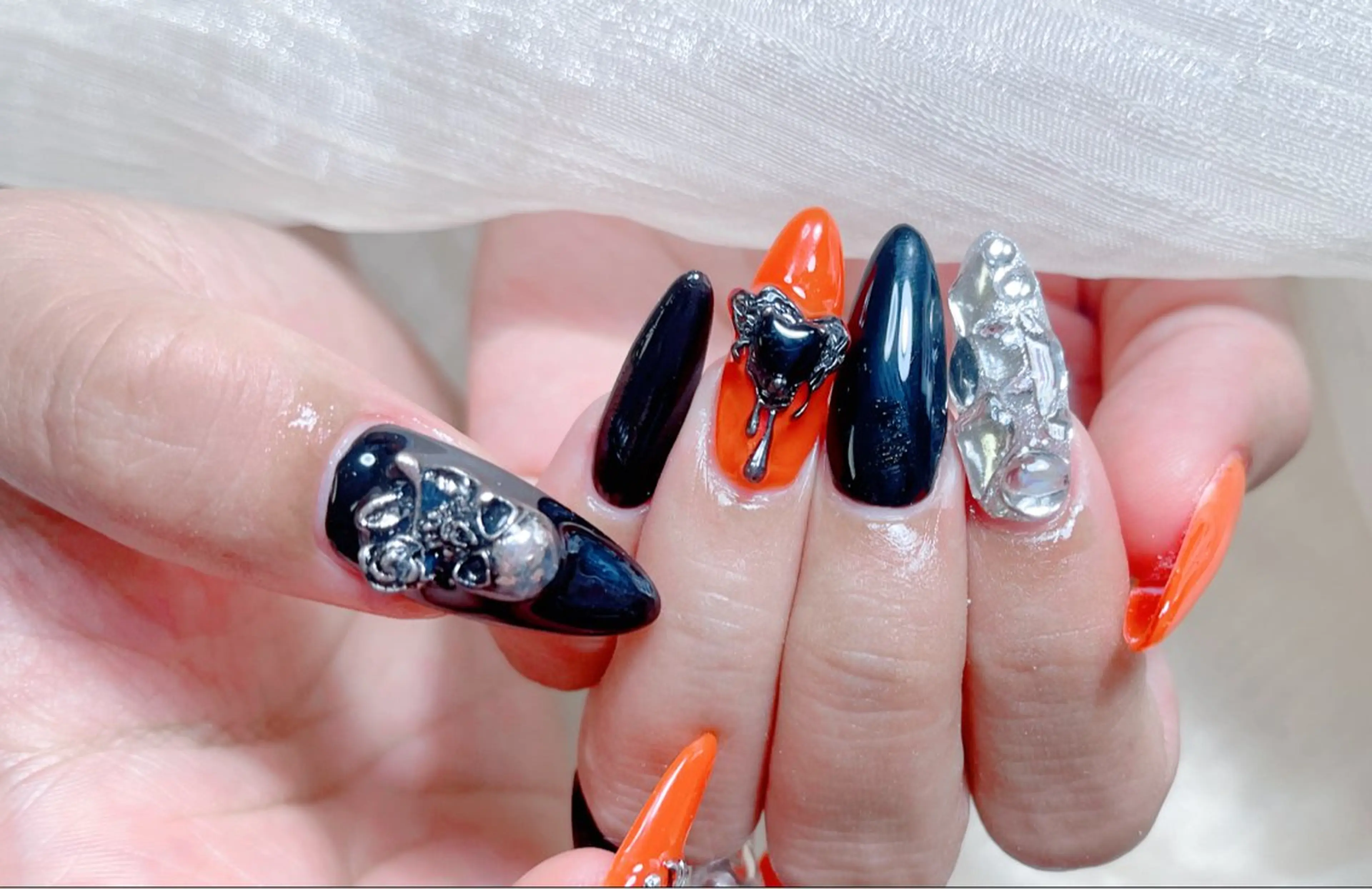 ネイル ハンドネイル 🎀ネイルサロン エクラYUI🎀のネイルデザイン