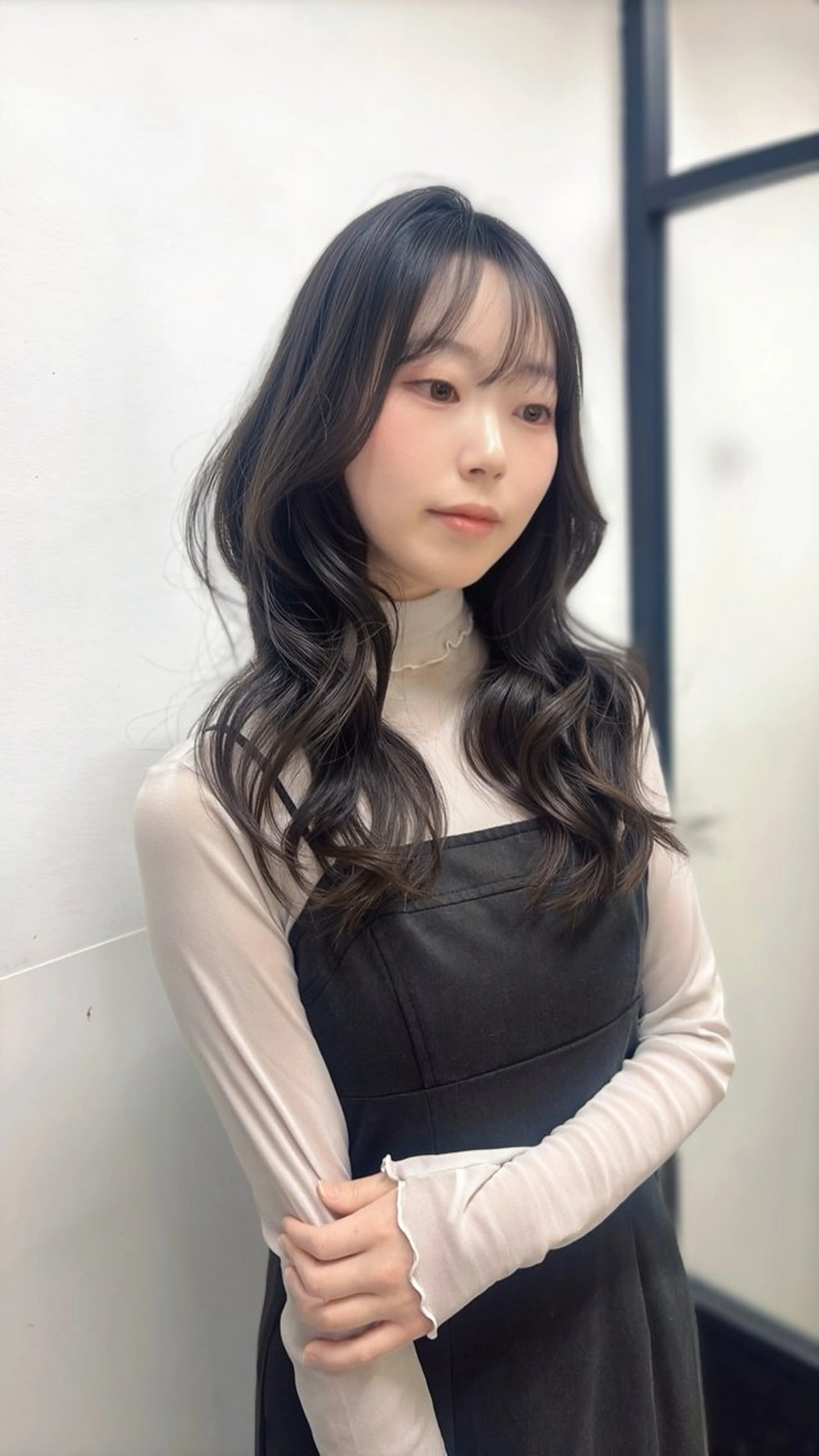 ロング カラー カット ヘアカラー トリートメント 透明感color / 韓国 /KANAのヘアスタイル