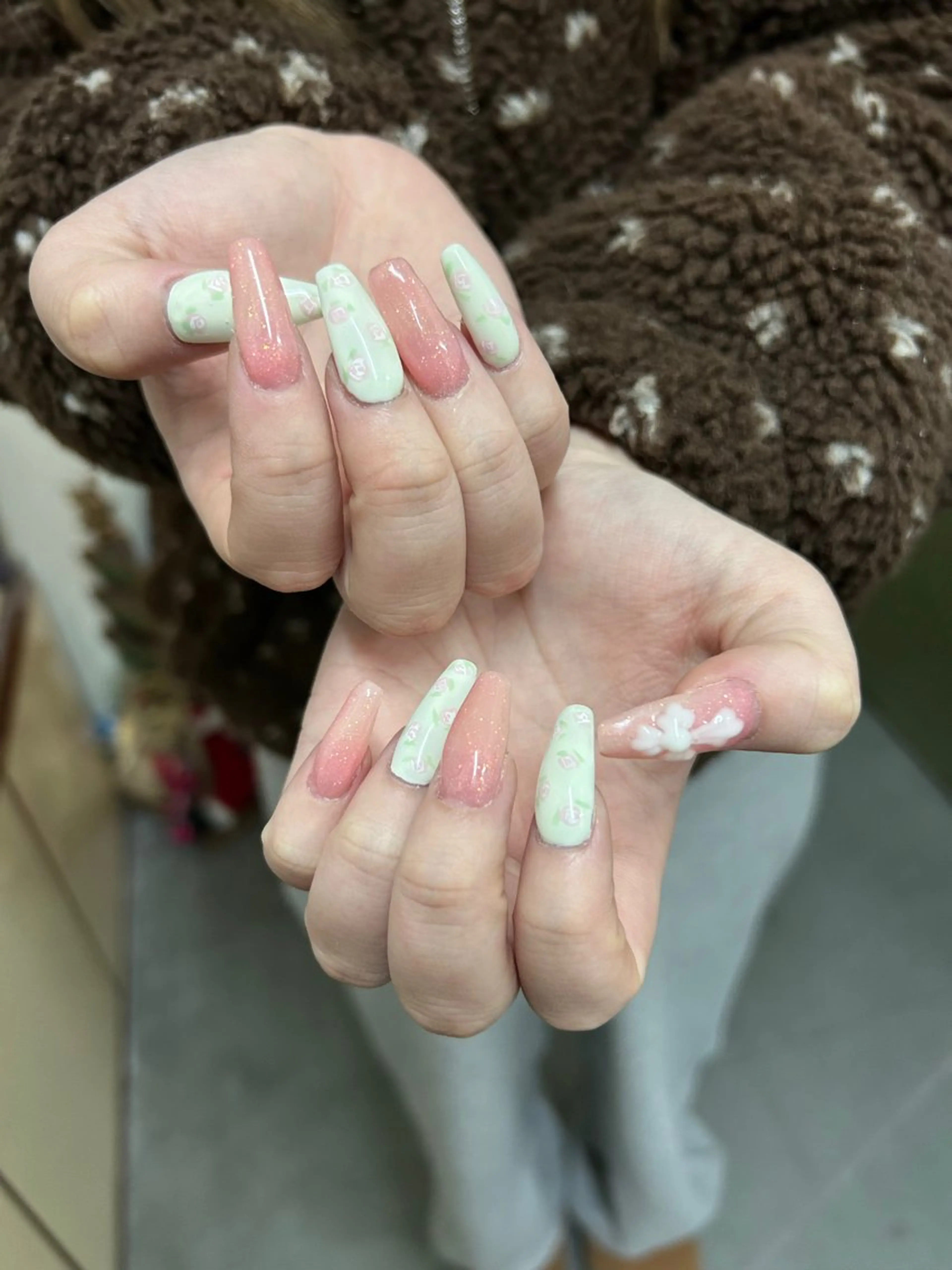 ネイル アートネイル 韓国ネイル ワンホンネイル ハンドネイル MANAMI /  中崎町ネイルのネイルデザイン