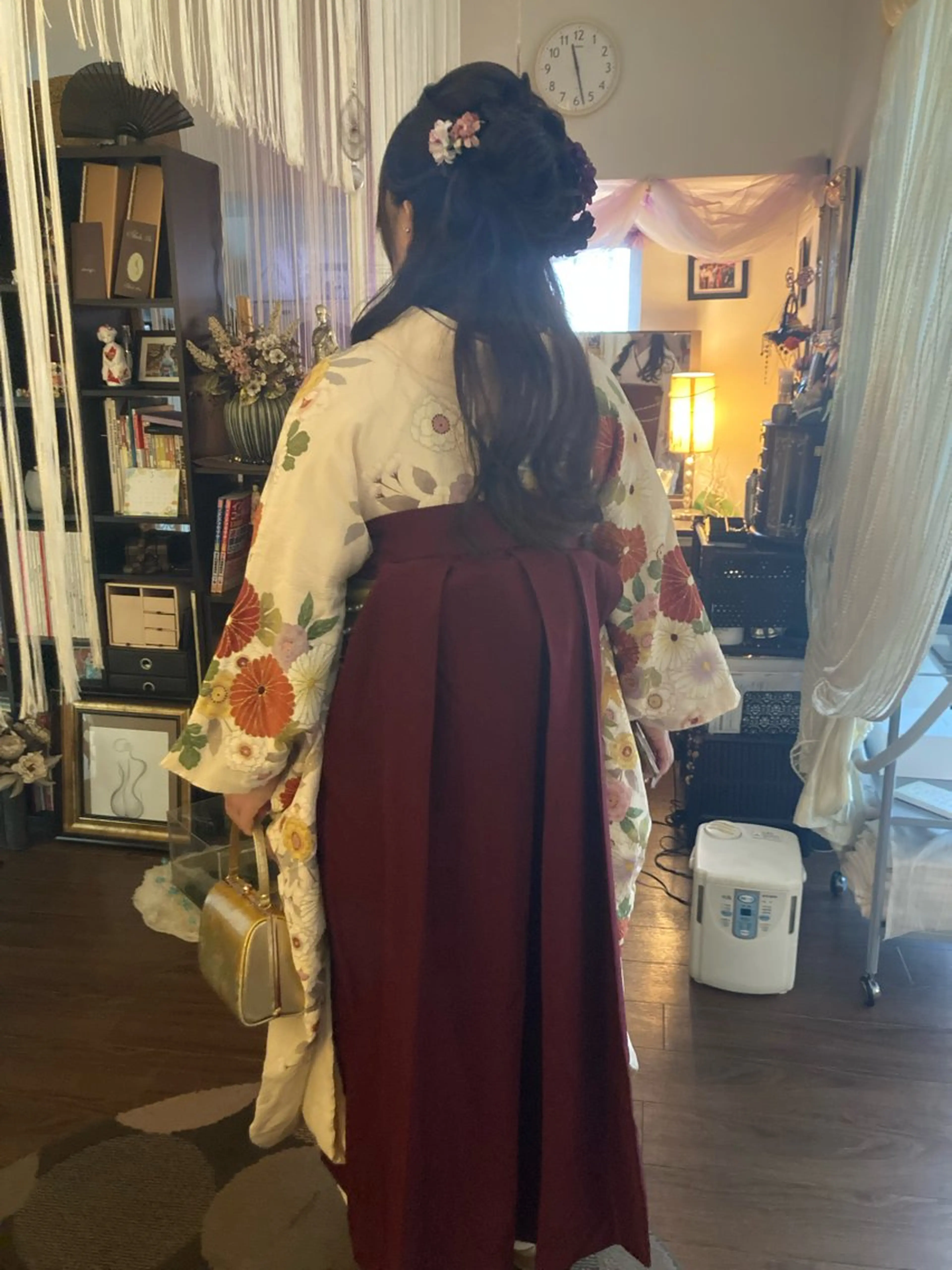 卒業式袴着付けセット(着付け+髪セット)の写真