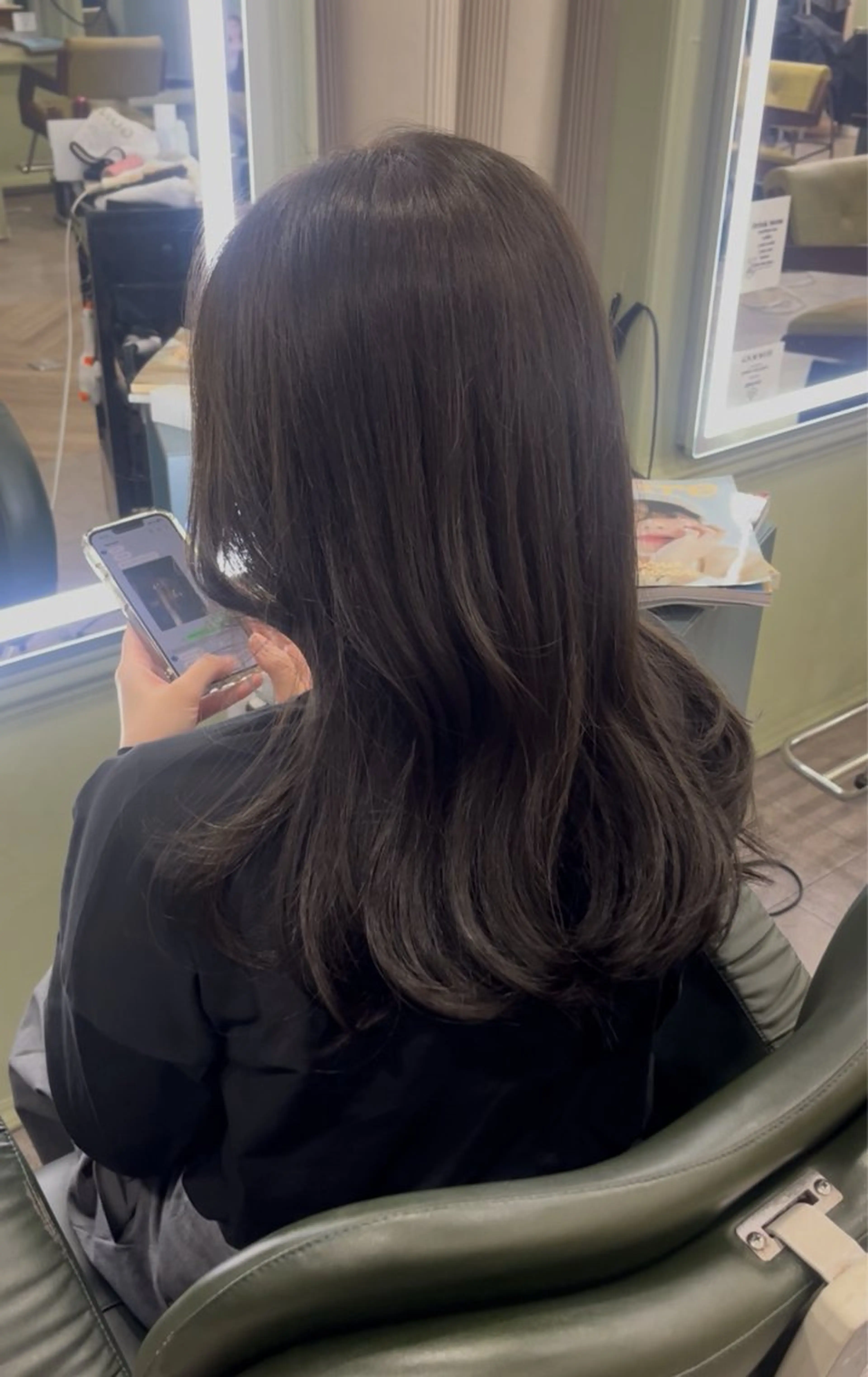 カラー AYANE ◝✩韓国ヘアのヘアスタイル