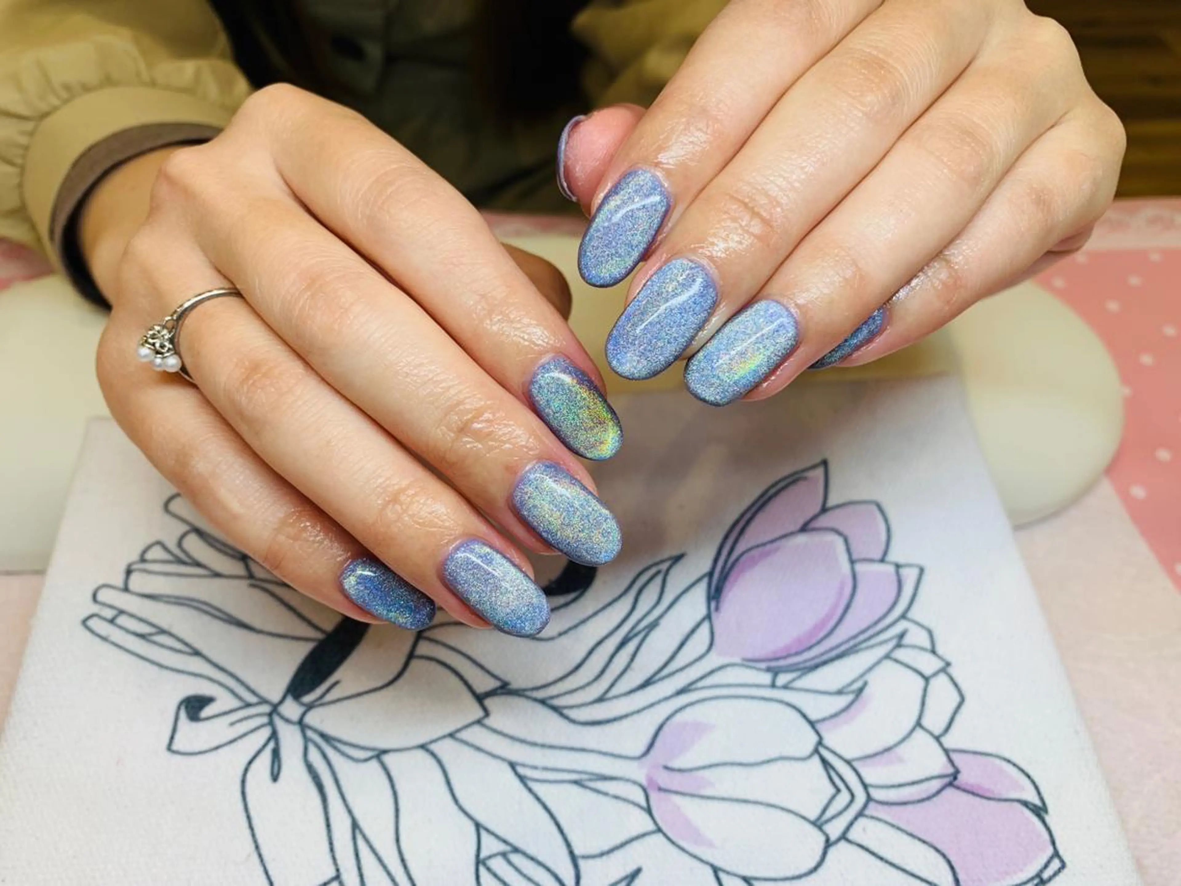 カラー ネイル Ui_Amor (パラジェル)のネイルデザイン