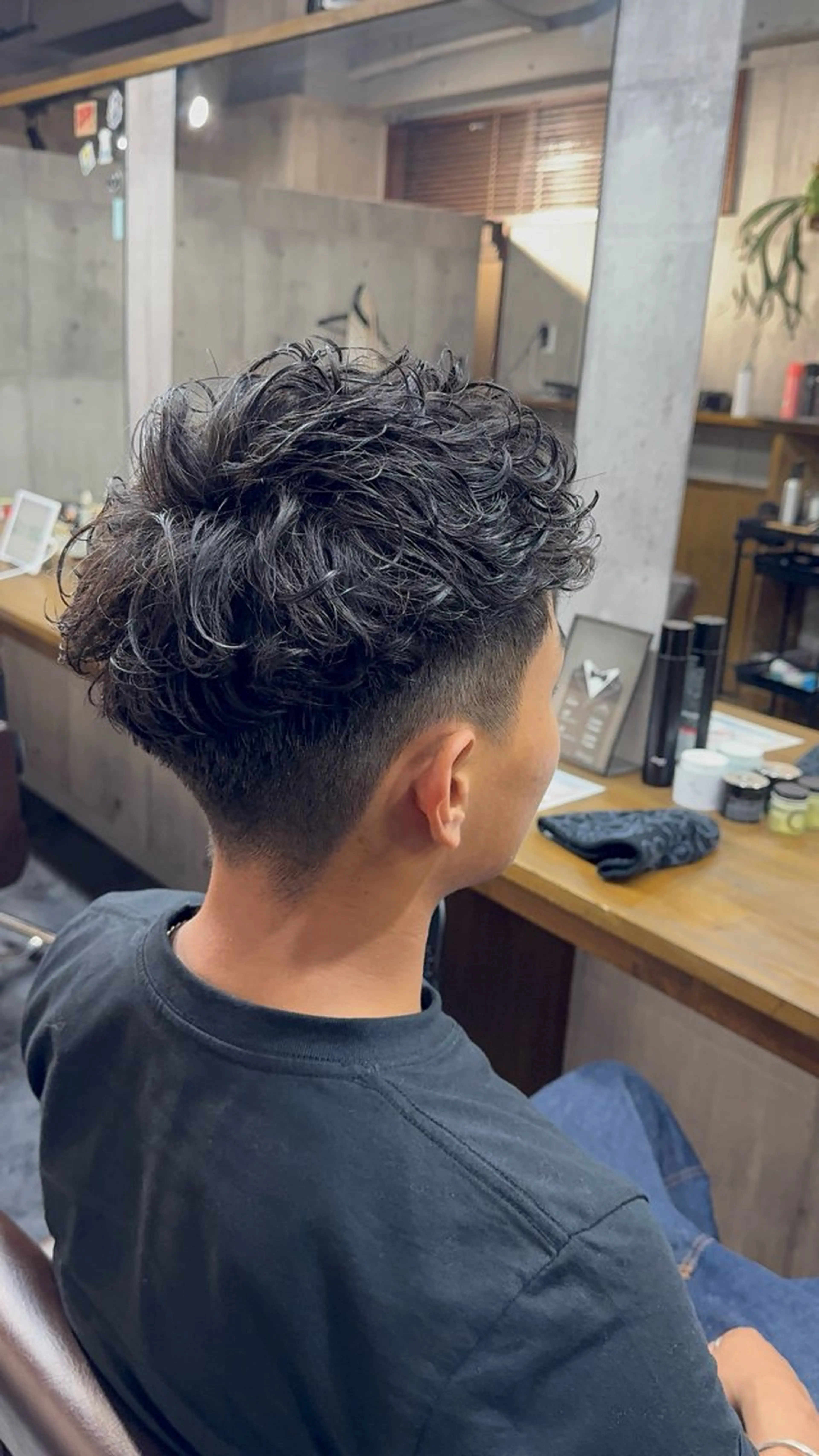 パーマ スパイラルパーマ カット パーマ 川崎 健翔のヘアスタイル