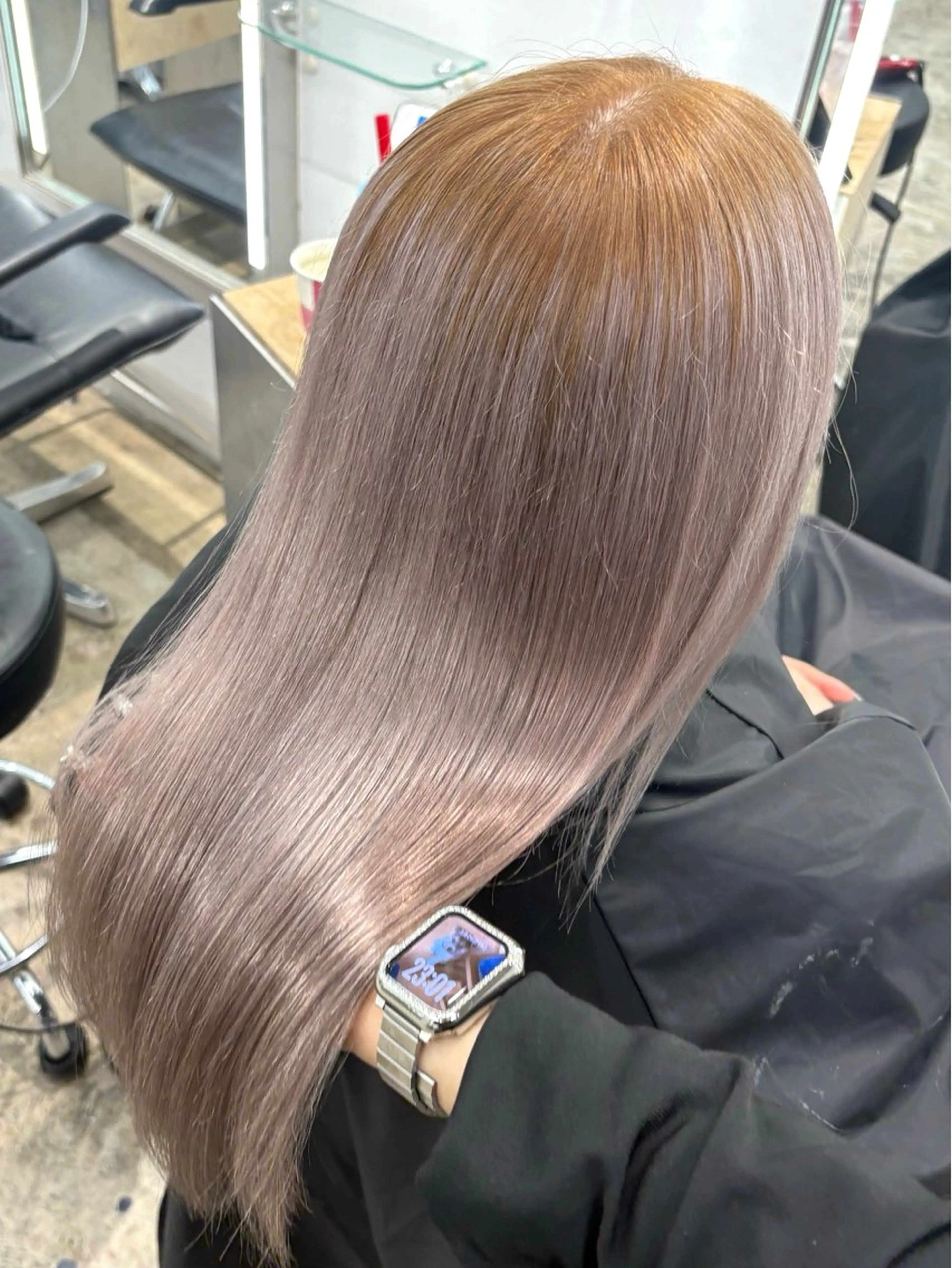 ロング カラー ブリーチ ハイトーンカラー ヘアカラー 渋谷ハイトーン/ まぉまぉのヘアスタイル