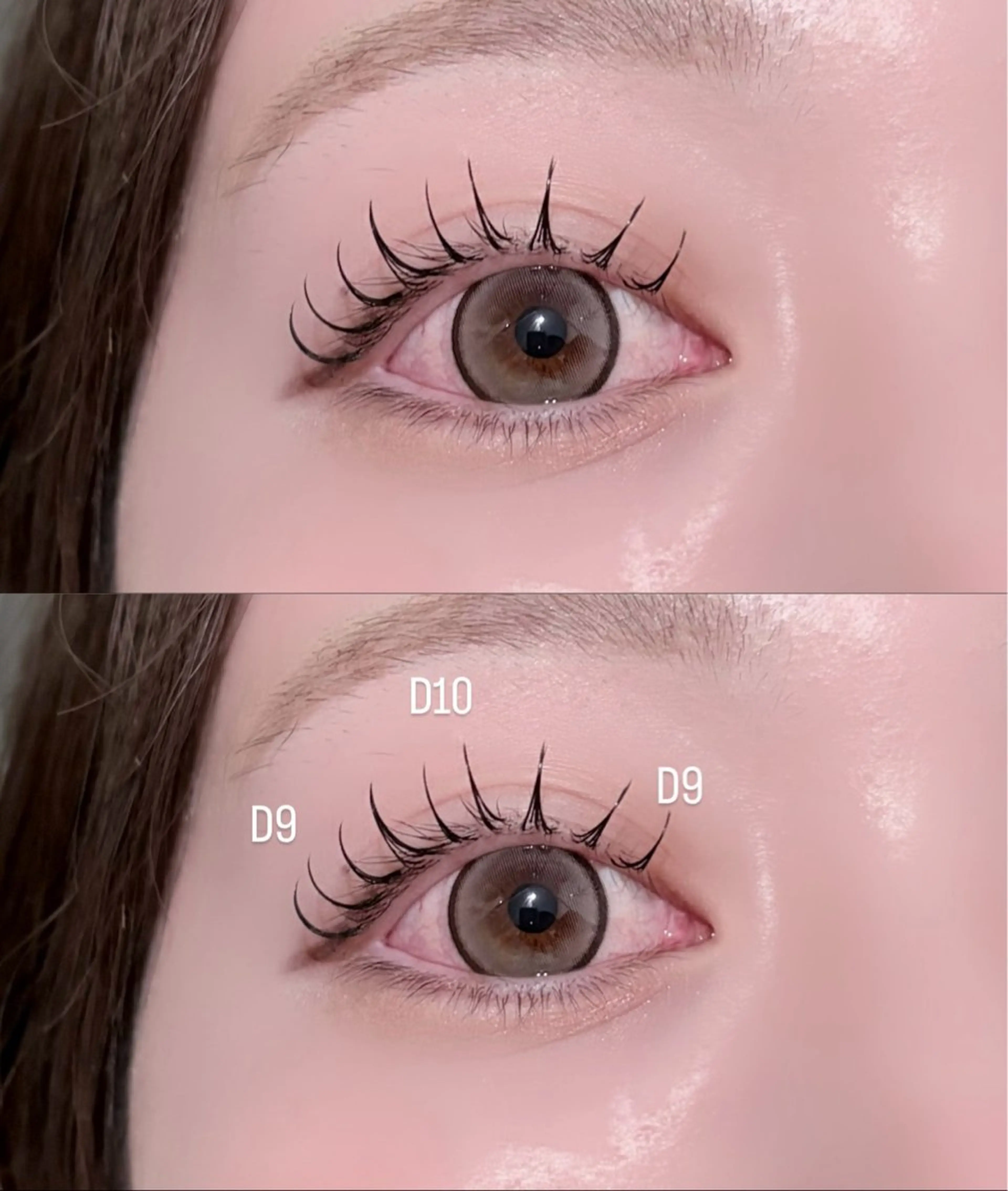 マツエク・マツパ フラットラッシュ meRK manamiのマツエク・マツパデザイン