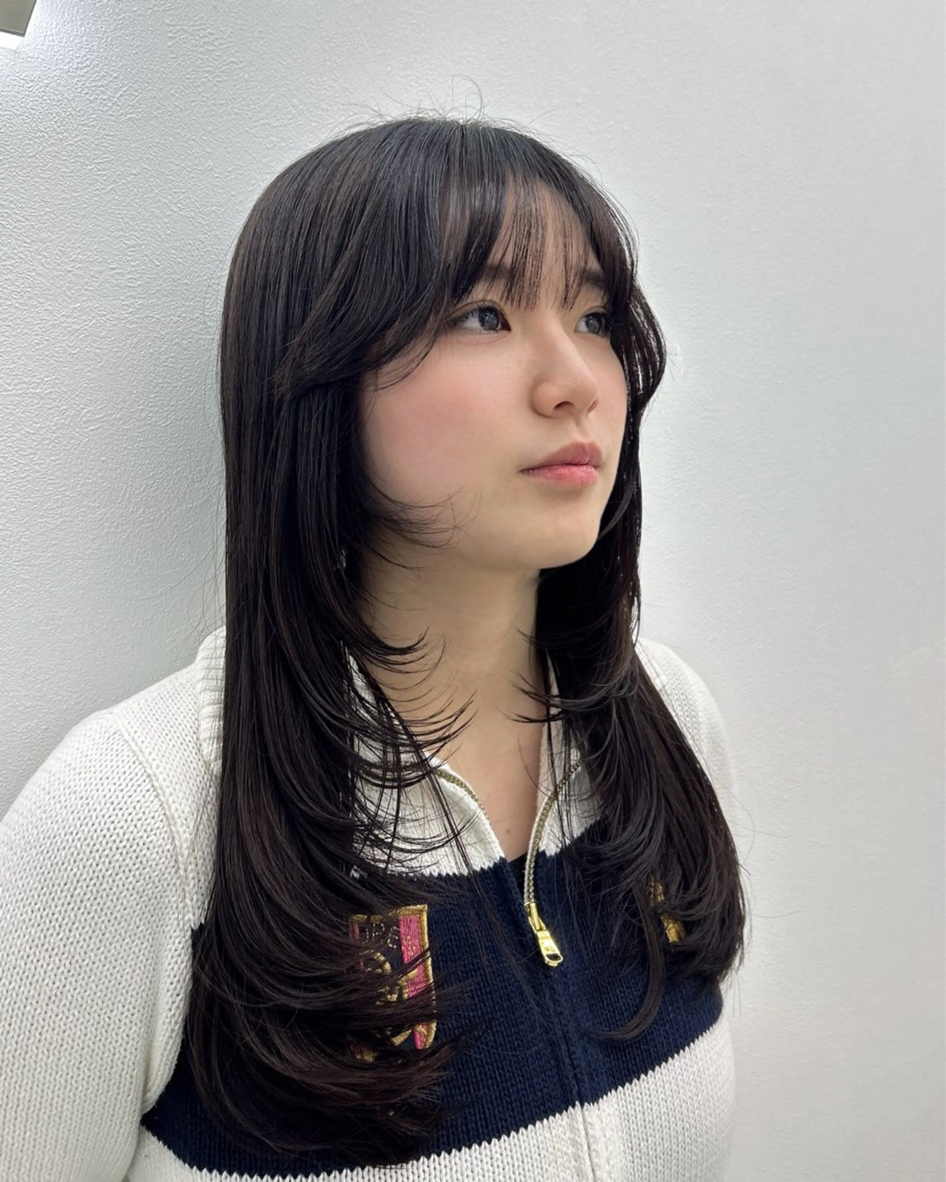 セミロング ♡くすみトレンド ♡Rikutoのヘアスタイル