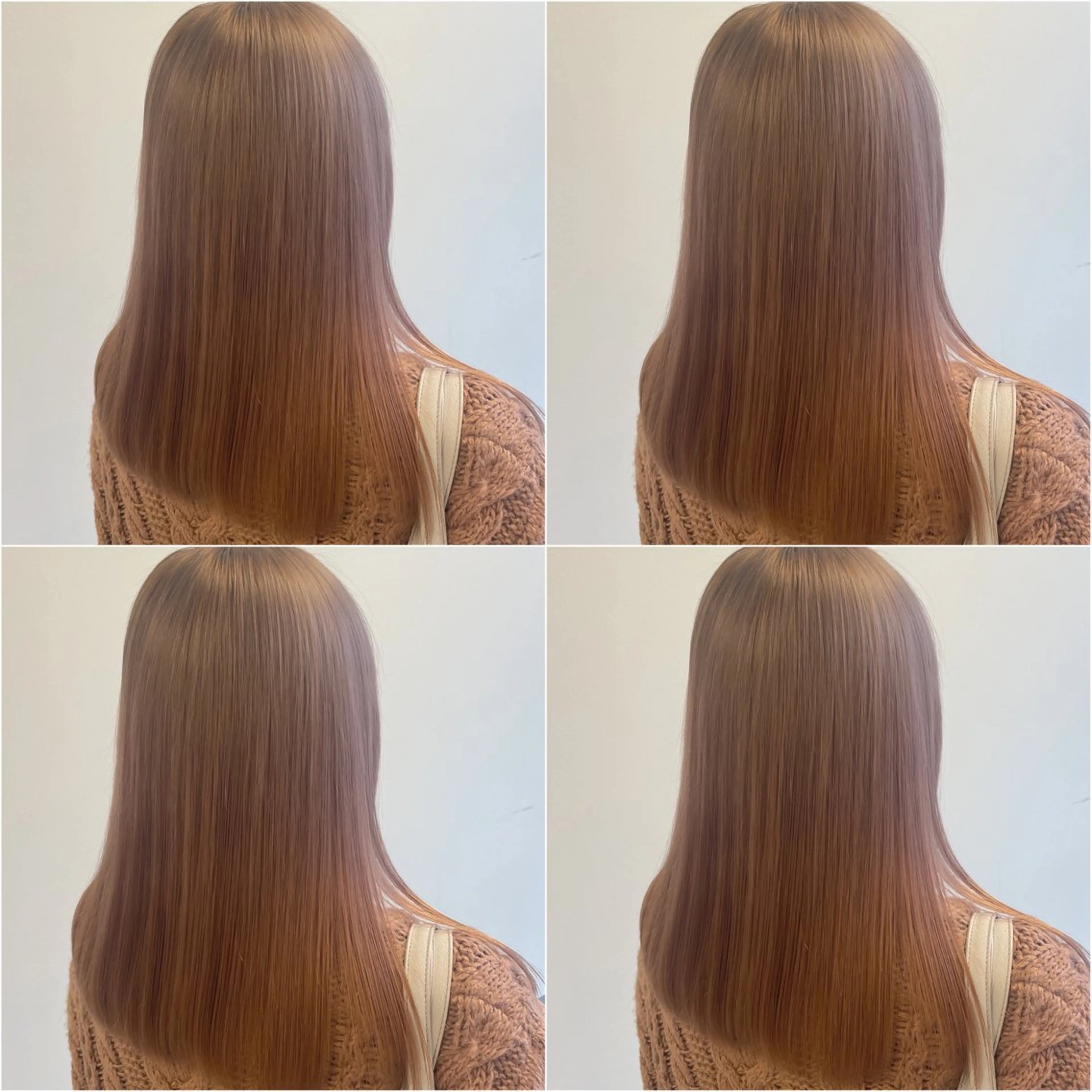 ミディアム パーマ 縮毛矯正 トリートメント 心斎橋/ブリーチなし 髪質改善/レイヤーのヘアスタイル