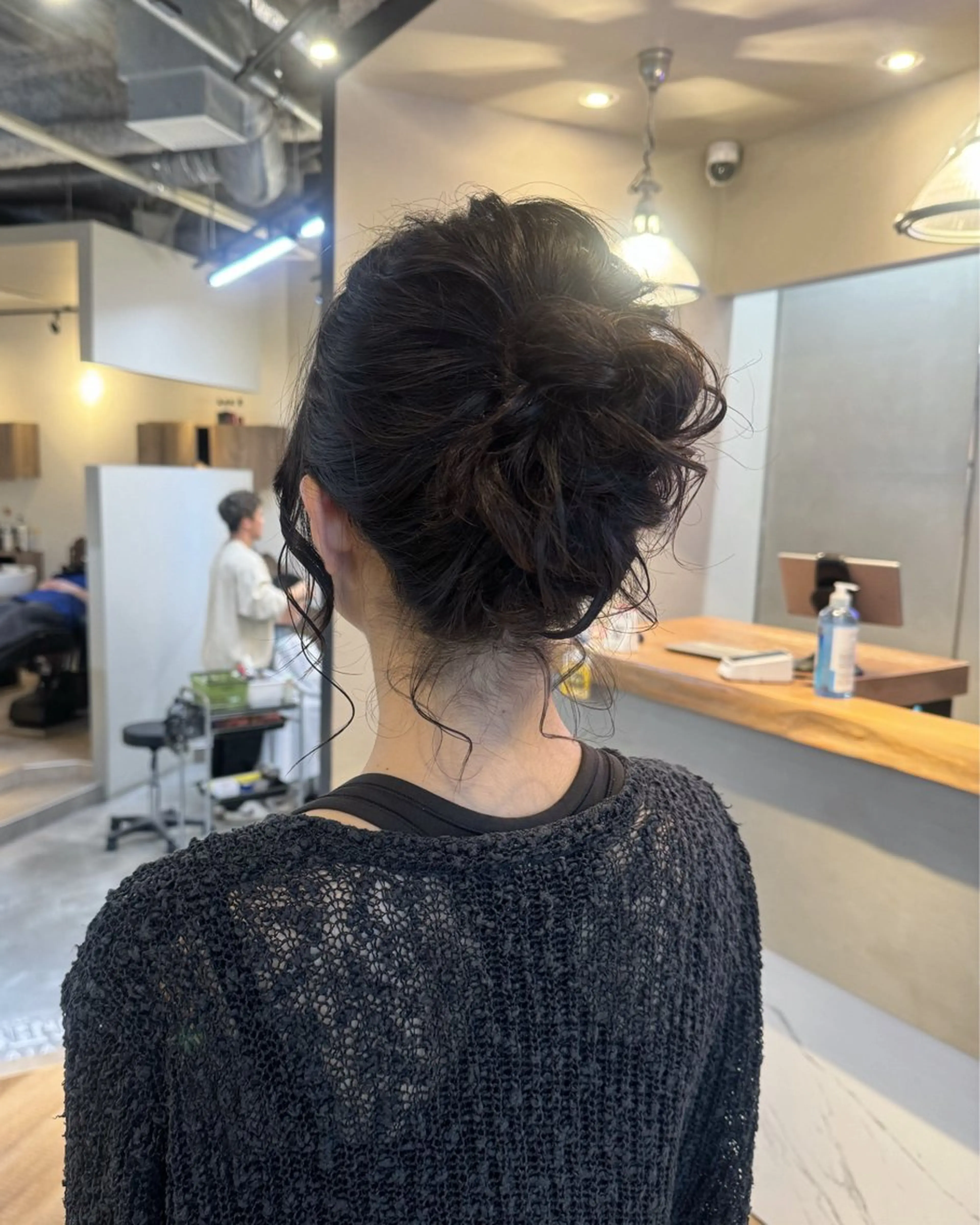 セミロング ヘアアレンジ 韓国ヘア🇰🇷 YUKINAのヘアスタイル