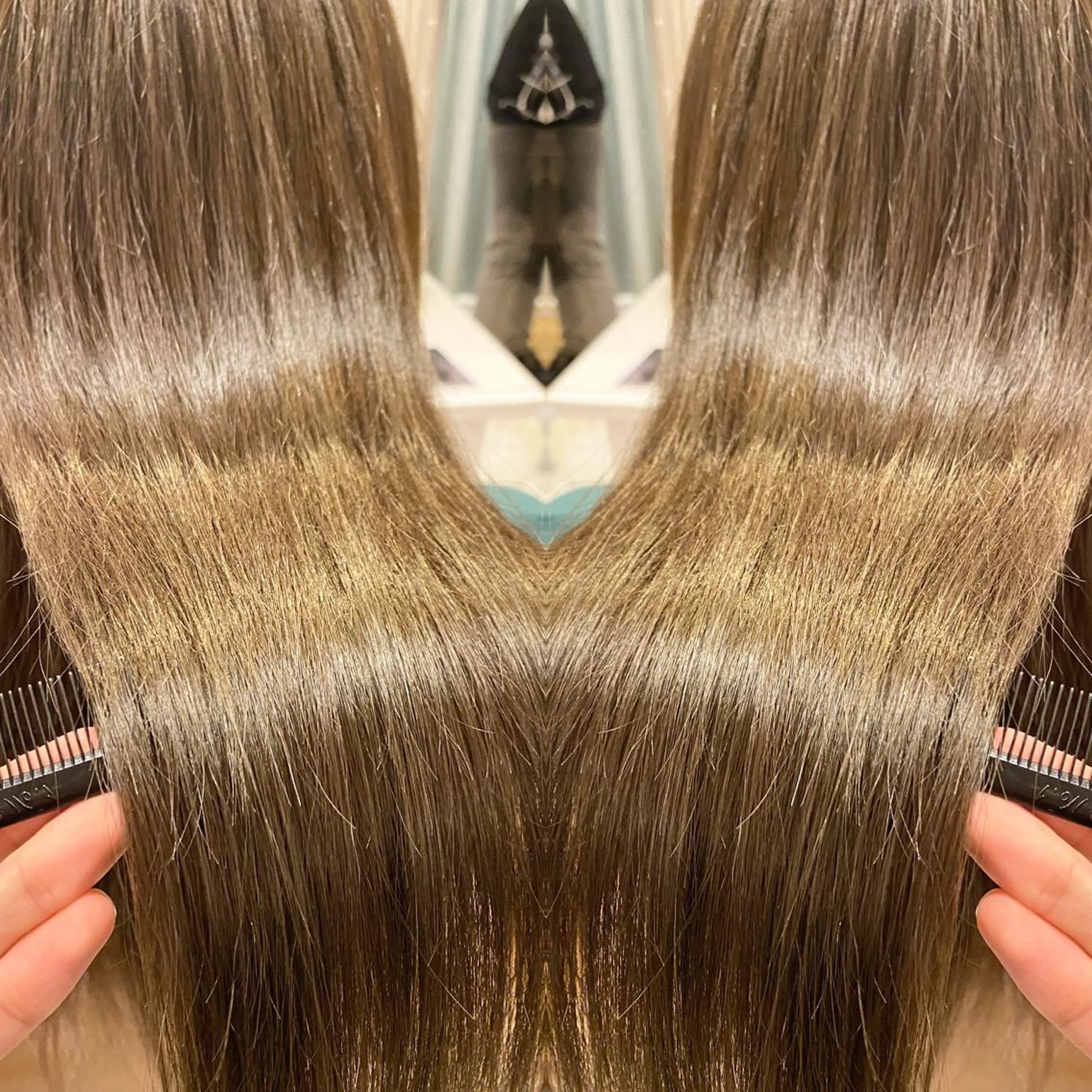 ロング カラー レイヤー/ボブ 高嶋 優のヘアスタイル