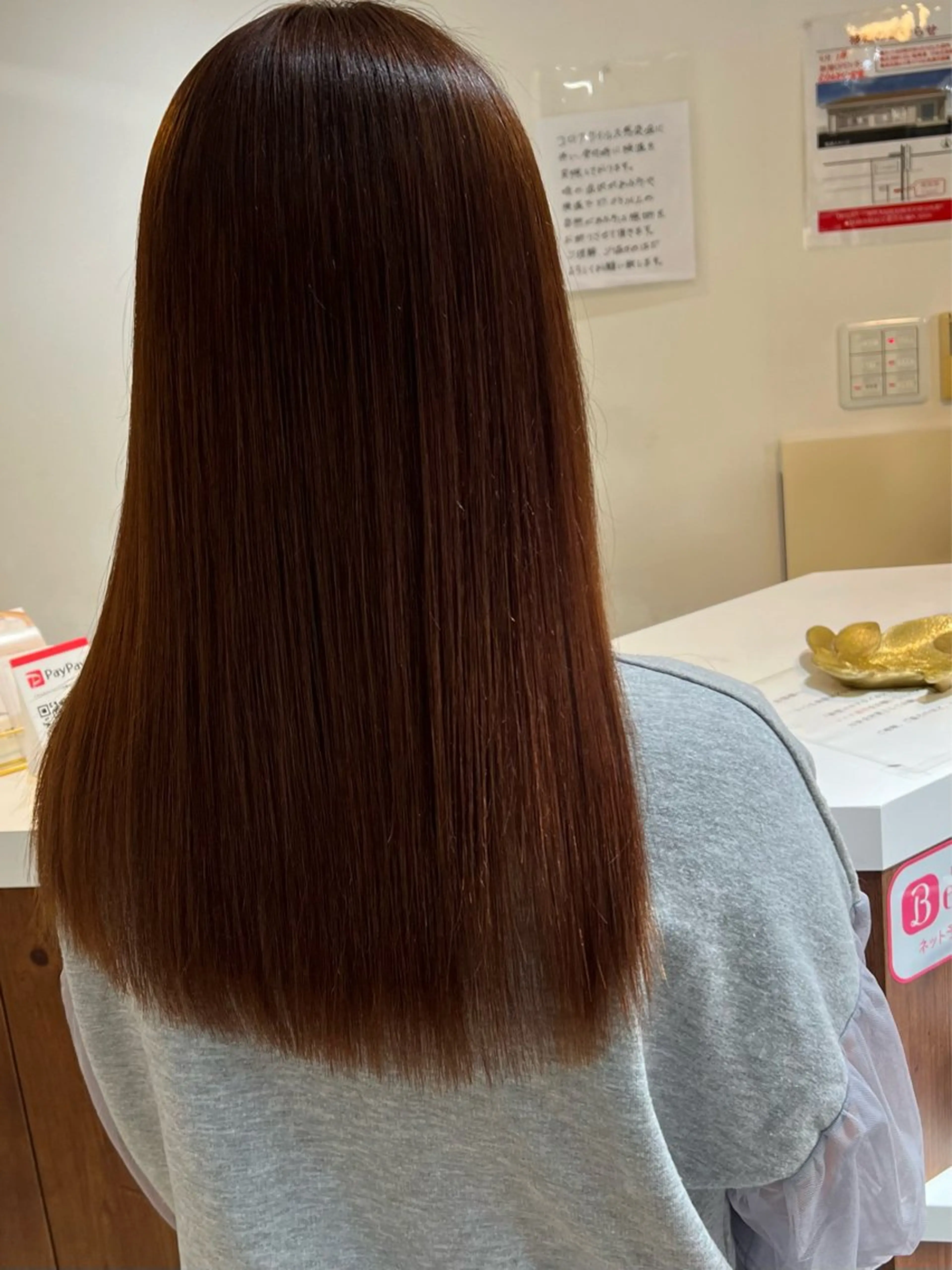 セミロング 髪質改善 縮毛矯正 カット 縮毛矯正 トリートメント HAIR BEAUTY Plaser所属・透明感カラー🕊️✨ Mayu🦮🩶のヘアスタイル