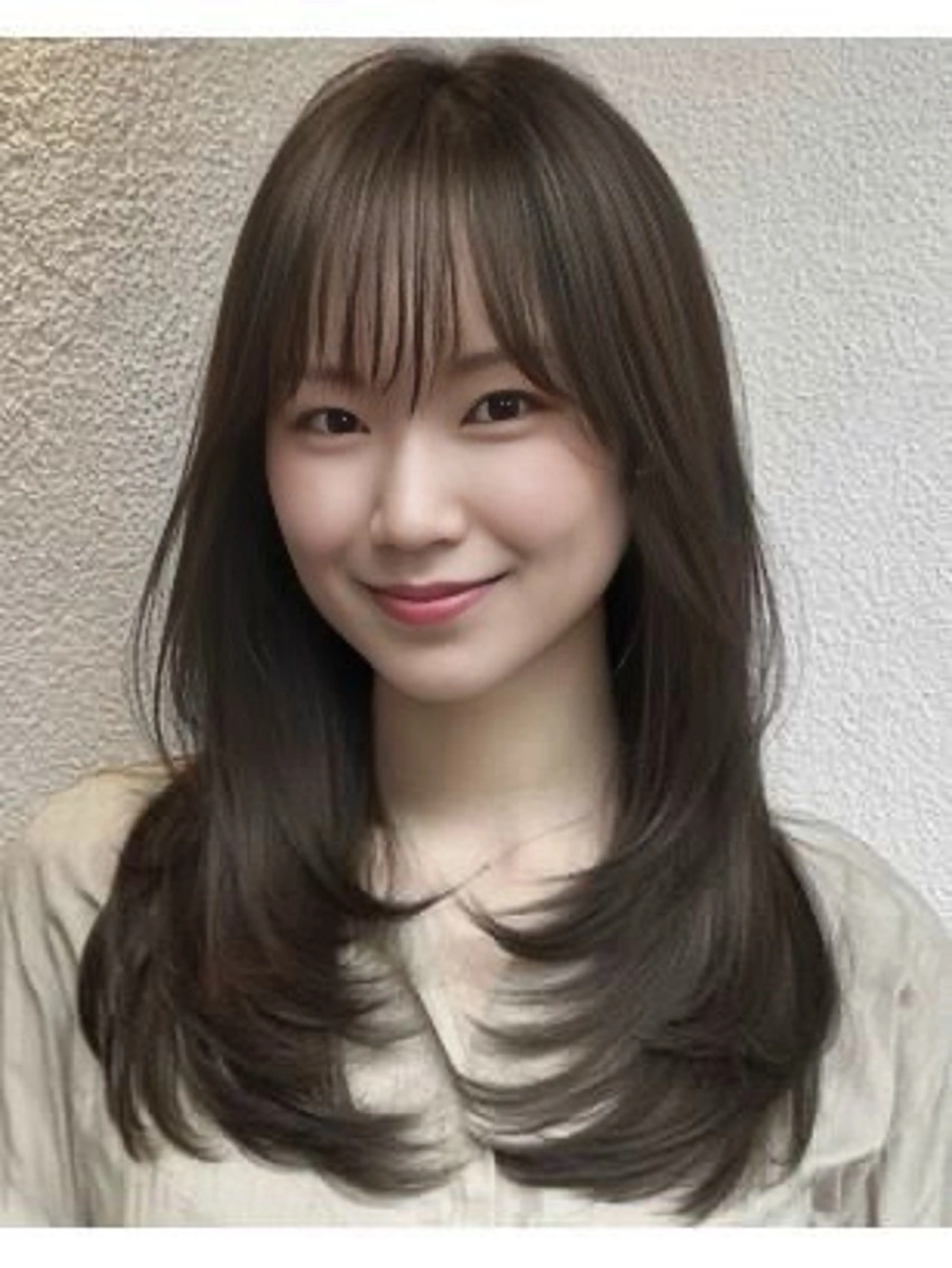 セミロング レイヤーカット NOLUE所属・森川 達功のヘアスタイル