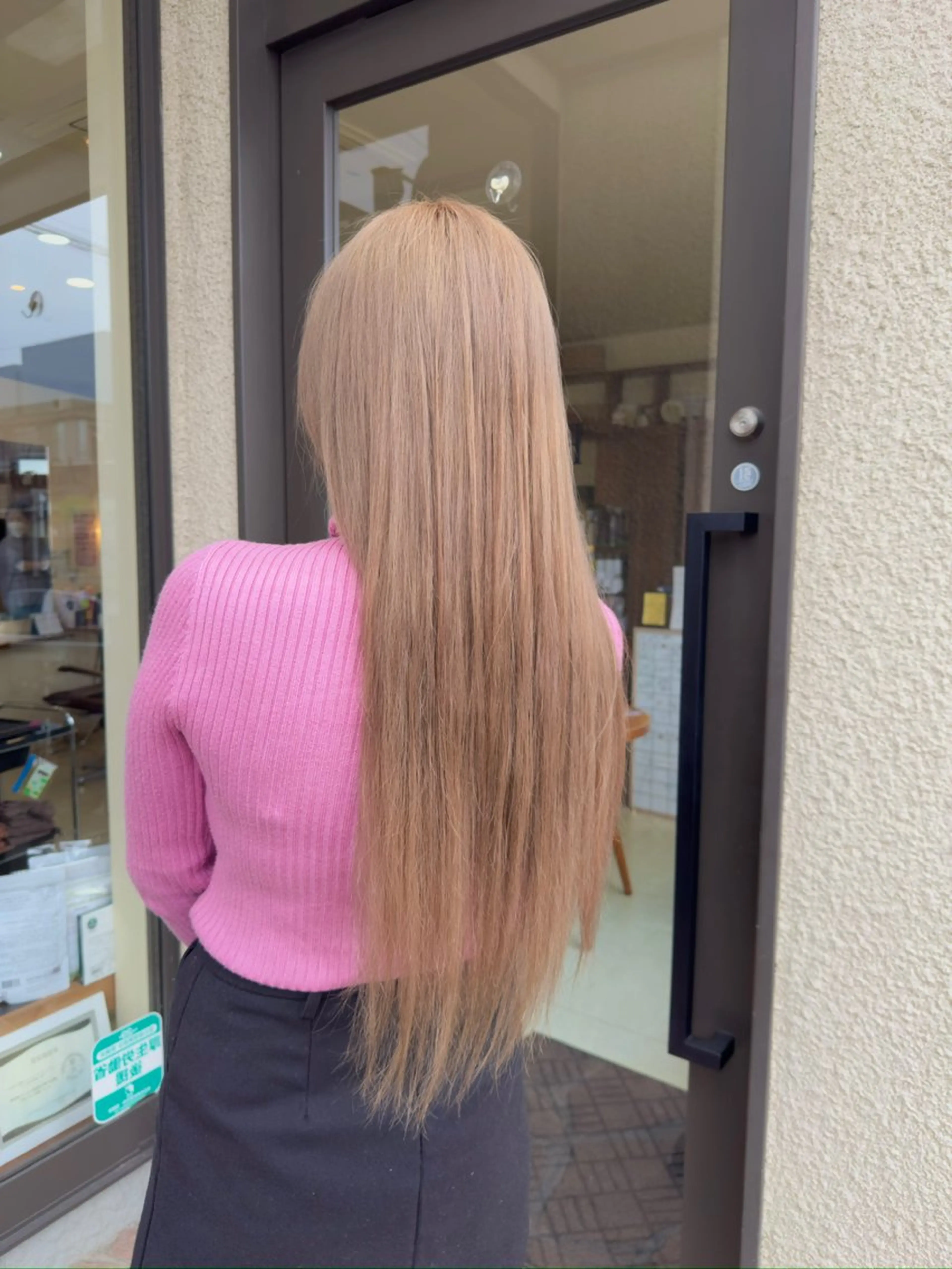 ロング カラー ヘアカラー hair&makeRIHGA所属・希優/ケアカラー /ハイトーンカラーのヘアスタイル