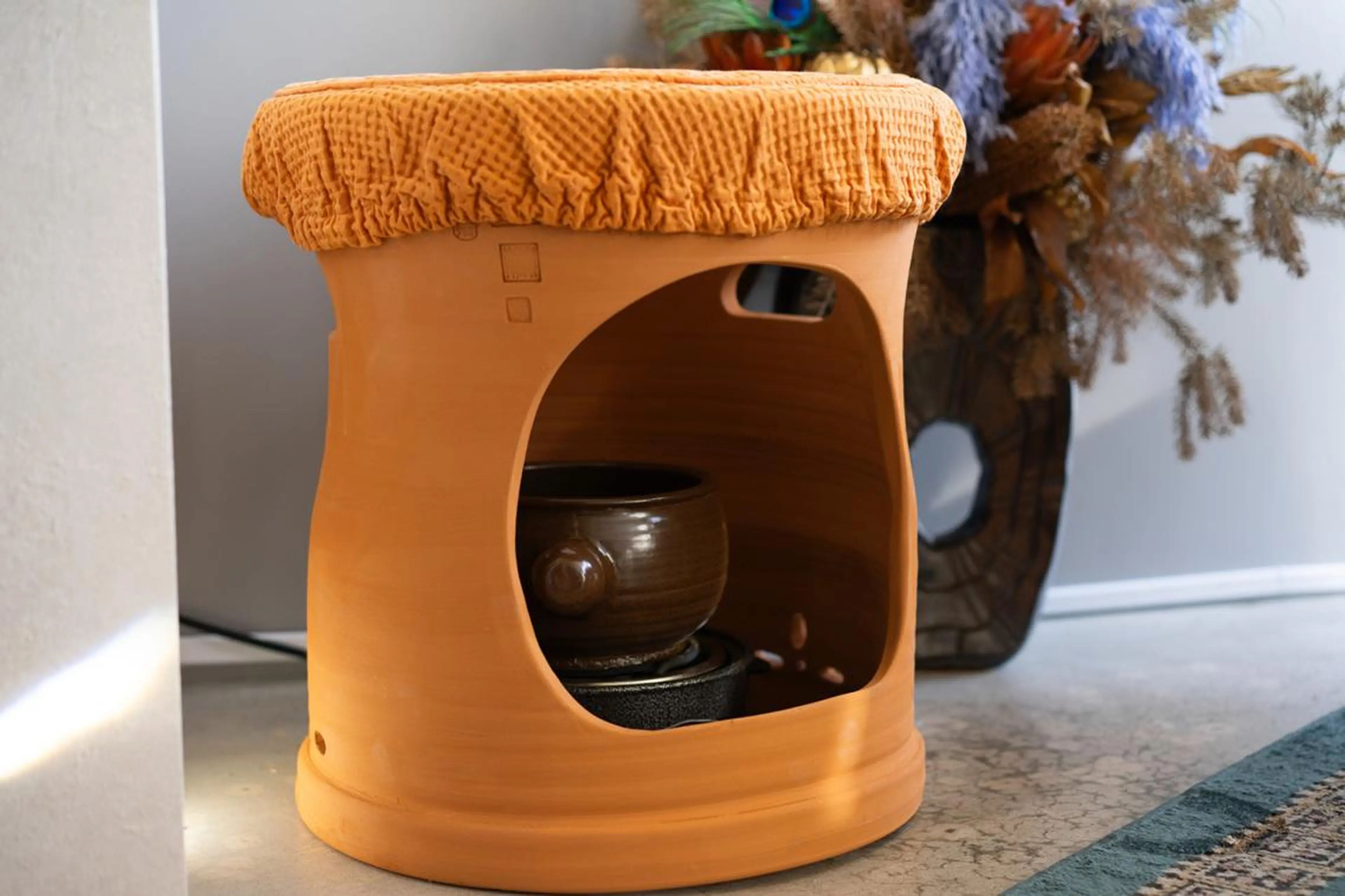 【体の芯から温めるインナーケア】国産よもぎ・黄土よもぎ蒸し(30分)¥4,000の写真