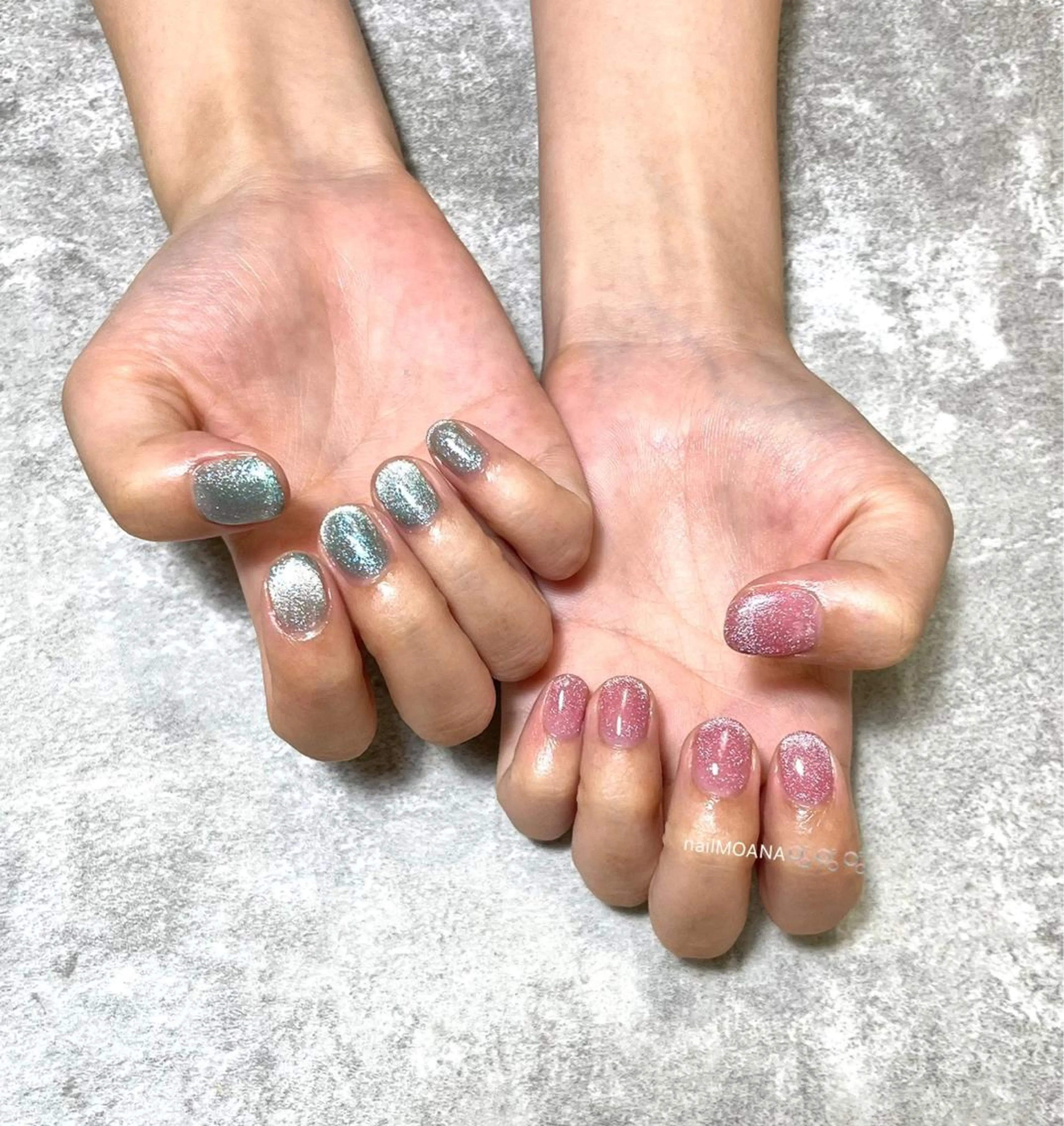 ネイル マグネットネイル nail moanaのネイルデザイン