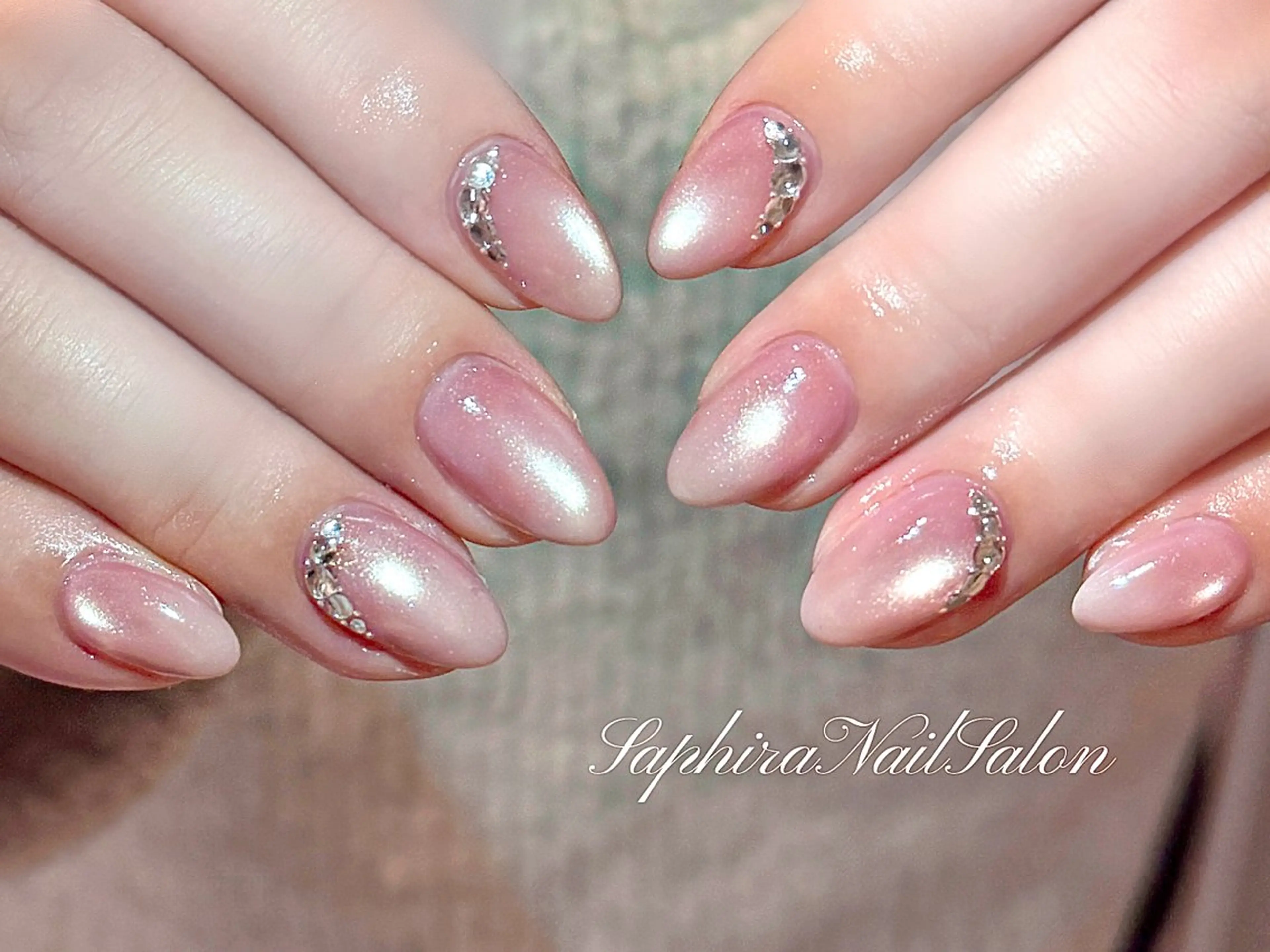 カラー ハンドネイル Saphiraネイル サロン錦糸町のネイルデザイン