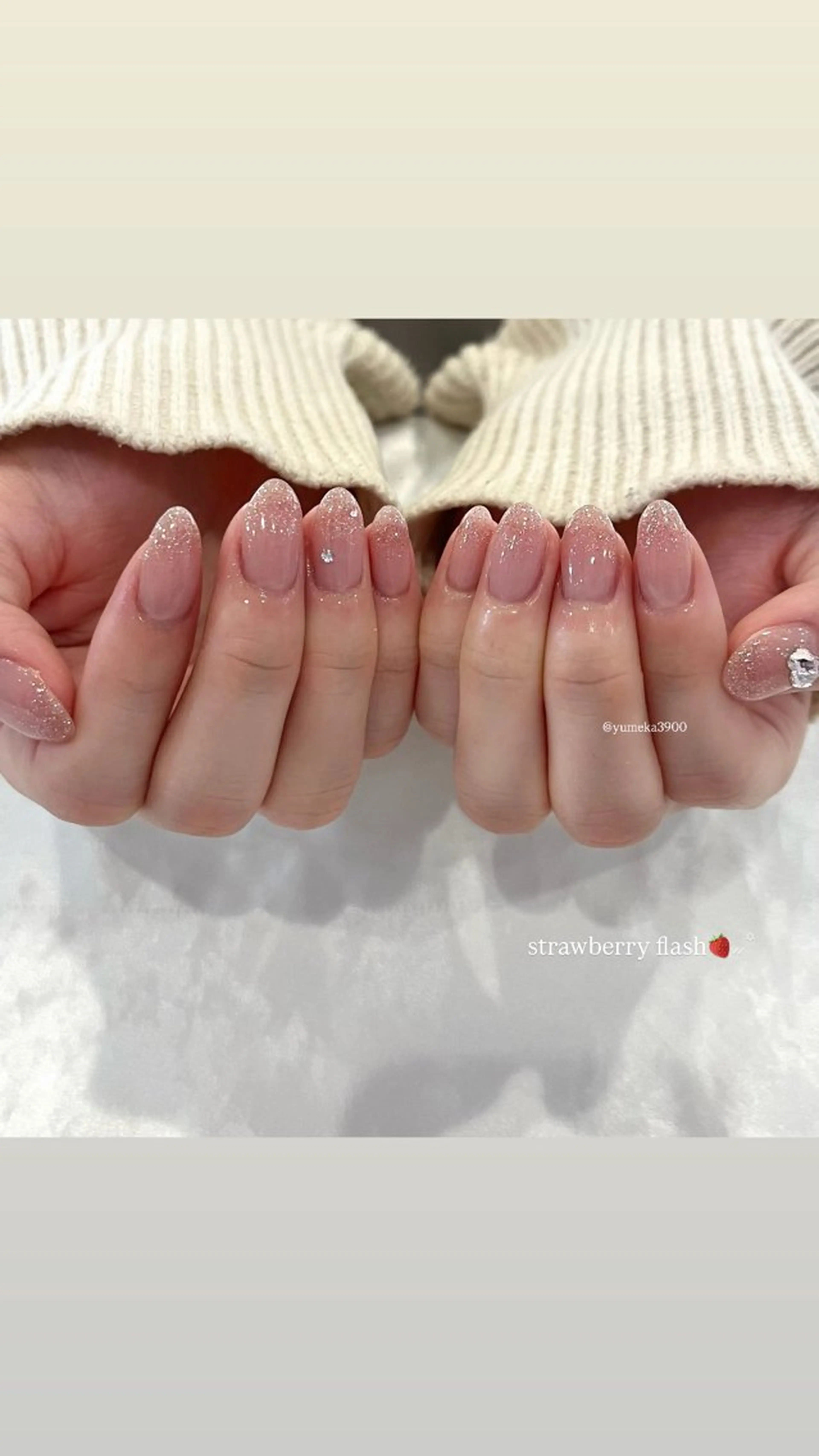 ネイル ハート ストーンネイル ハンドネイル ♡Tajima Yumeka♡のネイルデザイン