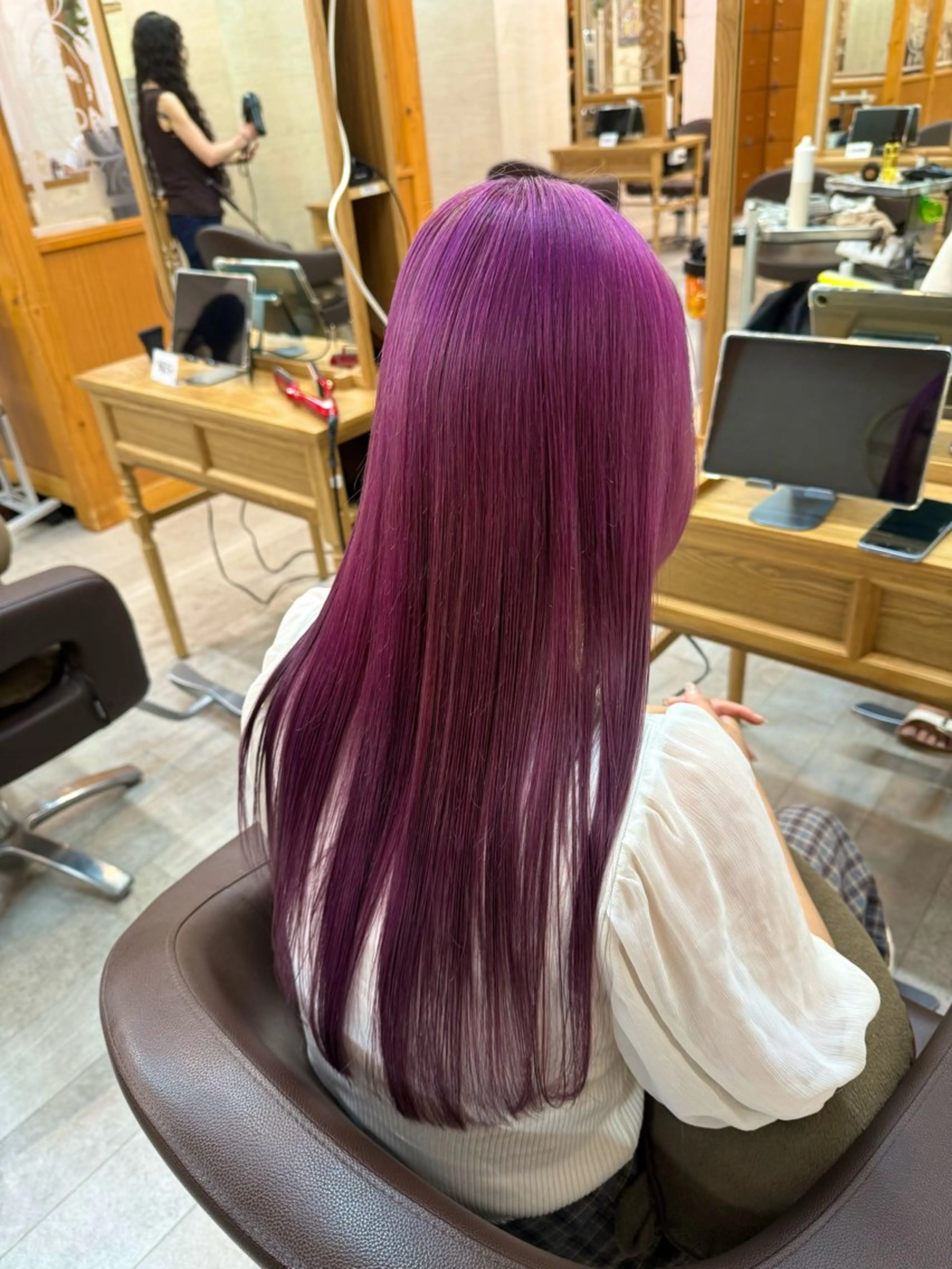 ロング カラー ヘアカラー 丸山 弘基のヘアスタイル