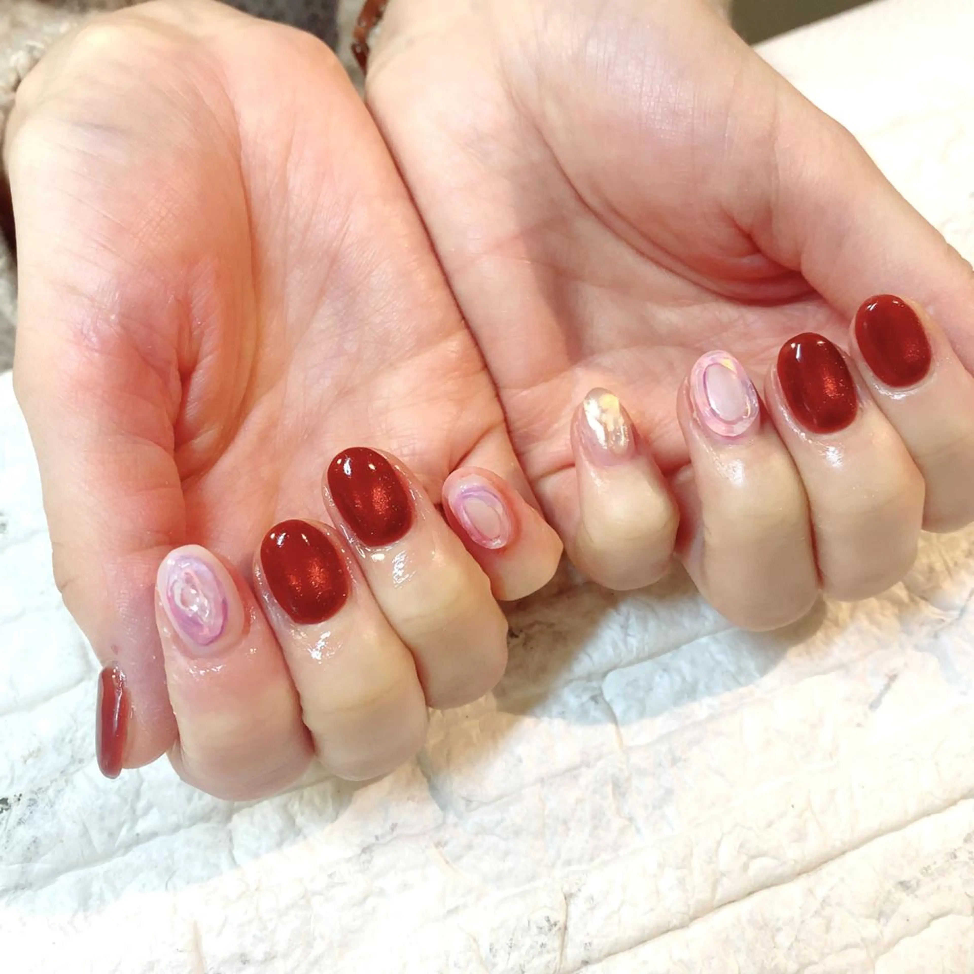 ネイル マグネットネイル yochi nailのネイルデザイン