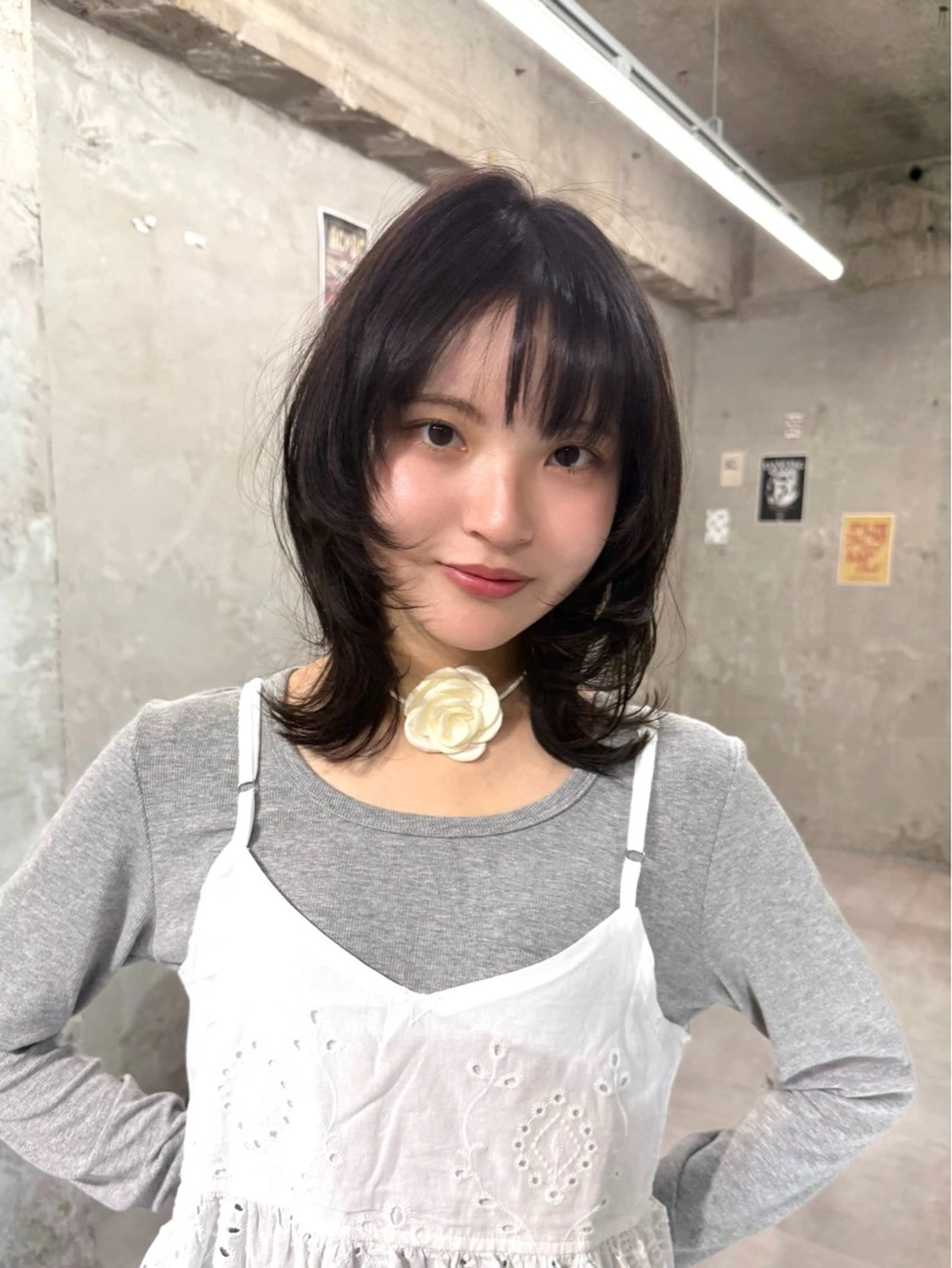 ミディアム yuuna ✮ レイヤーカットのヘアスタイル