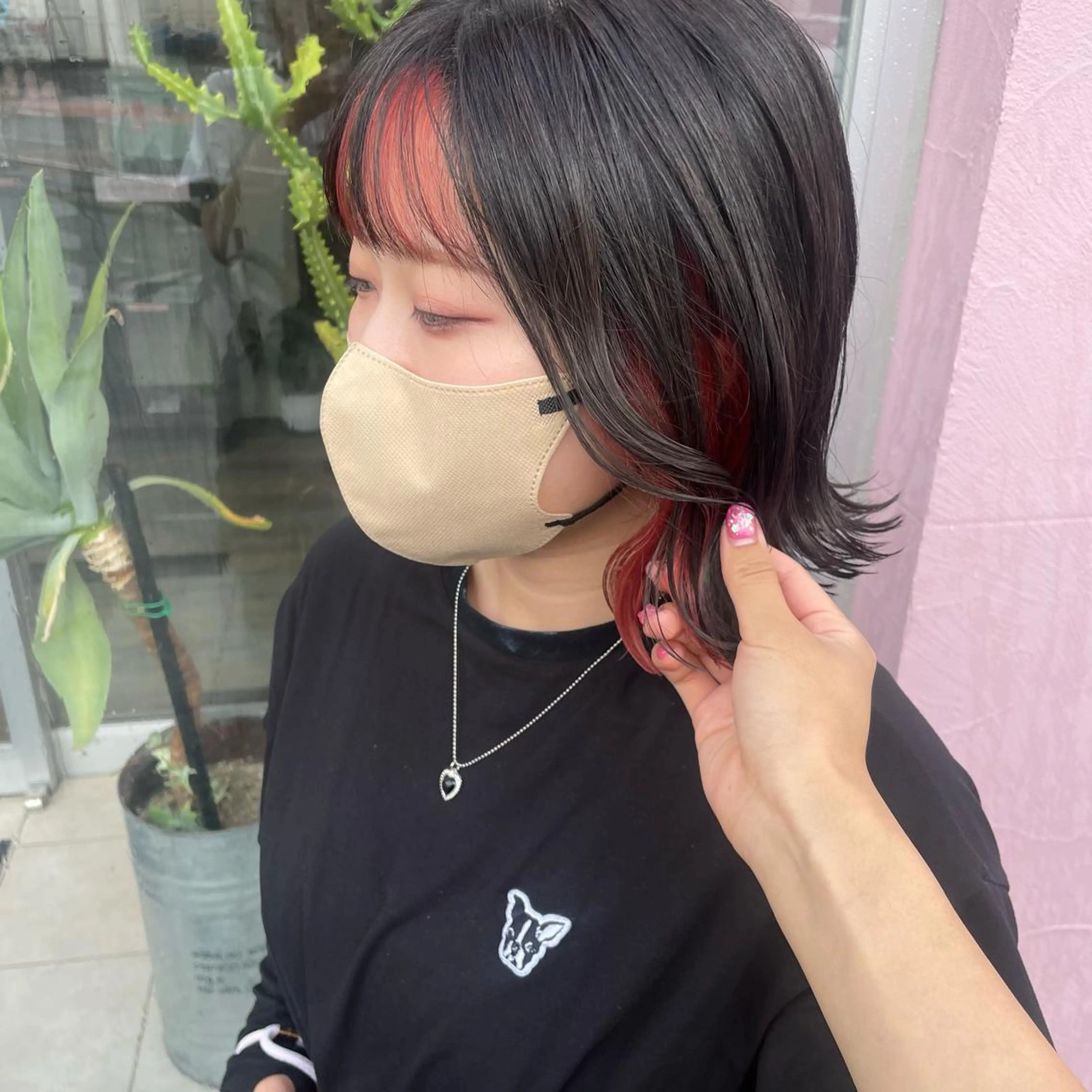 カラー ひなた ブリーチ/渋谷のヘアスタイル