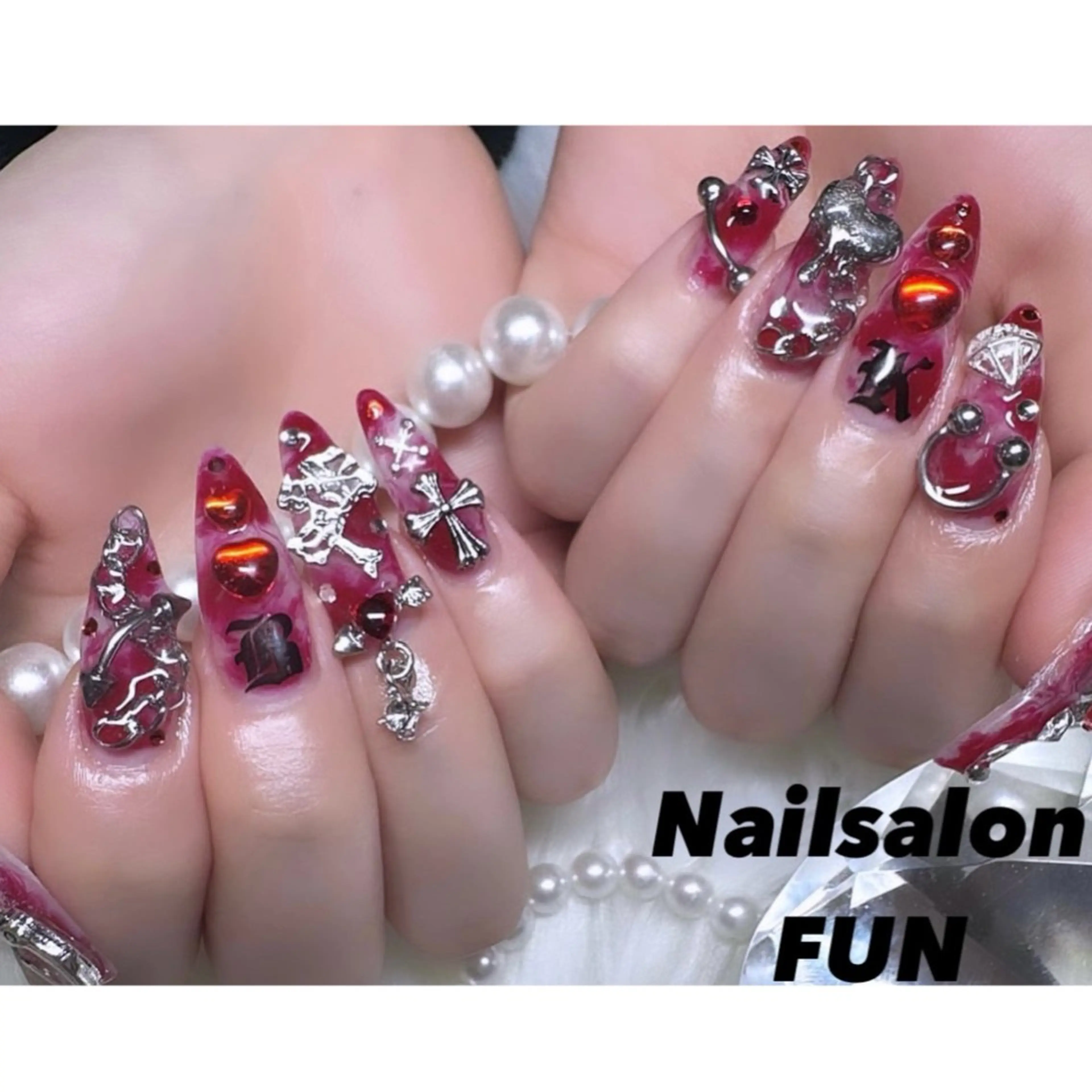 ネイル アートネイル ネイルチップ Nailsalon FUN🌈のネイルデザイン