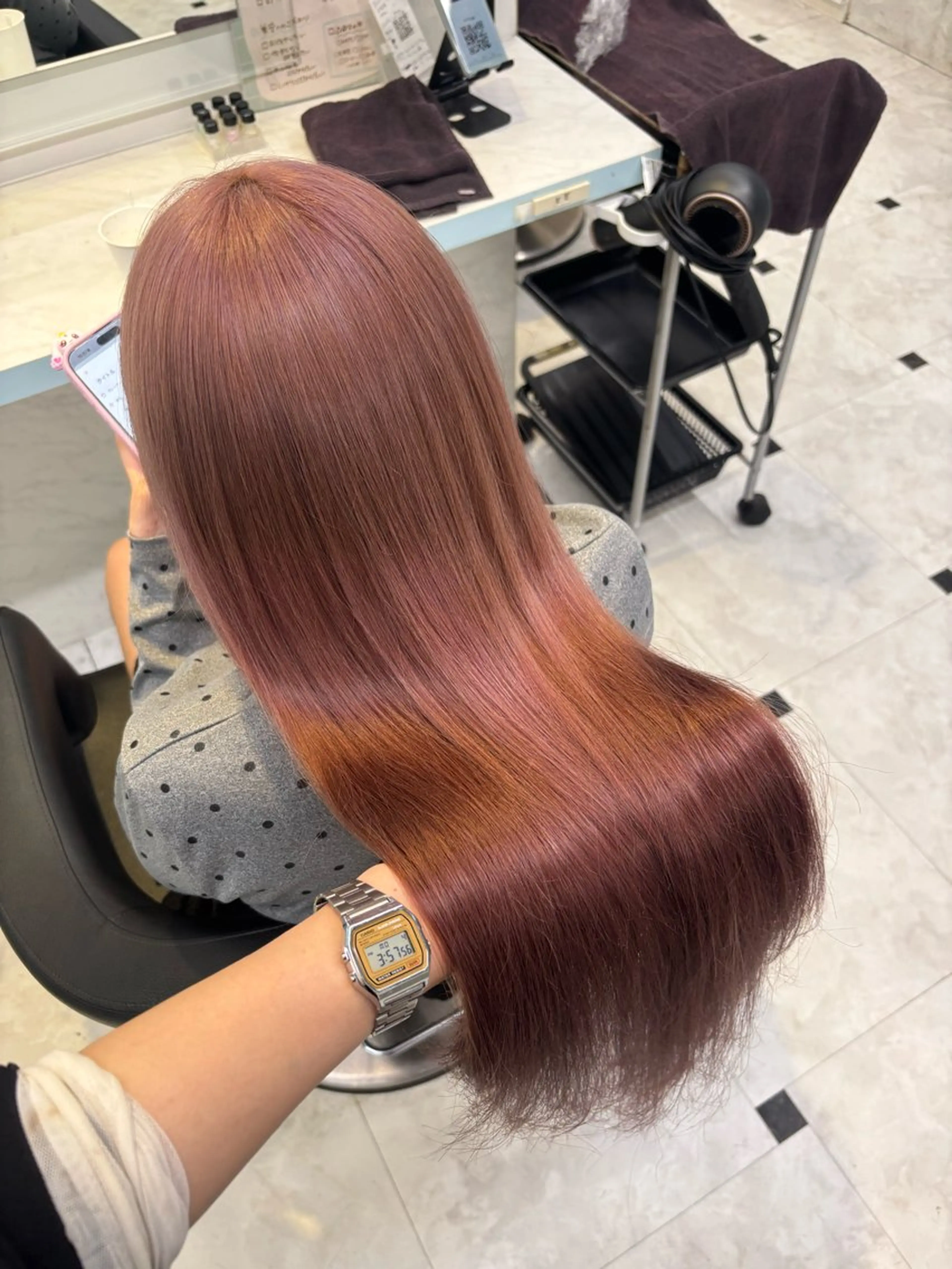 ロング ヘアカラー 似合わせcolor 🎀ʀɪɴᴏ🎶🪽のヘアスタイル