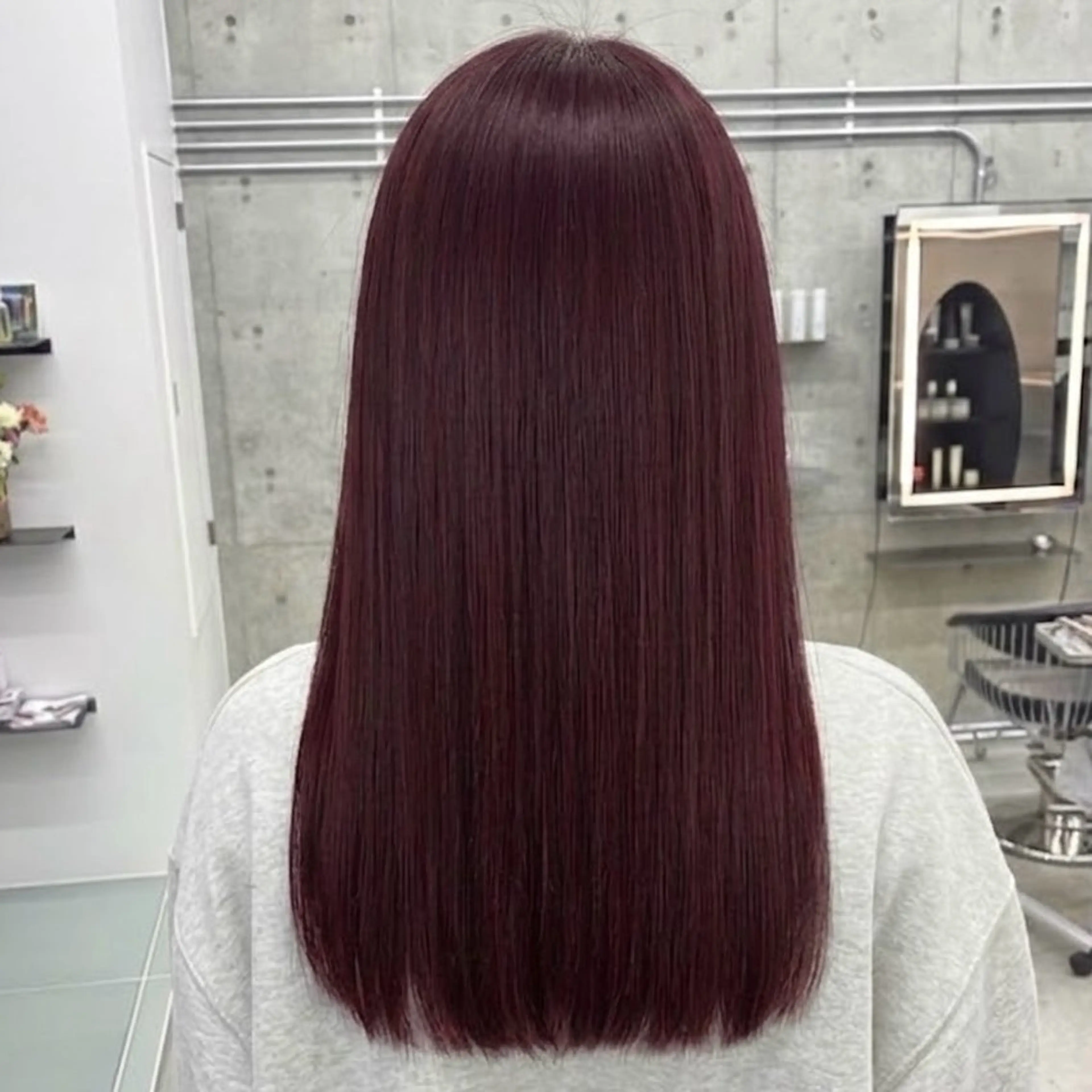 ロング ヘアカラー トリートメント hikari/大名 /暖色カラーのヘアスタイル